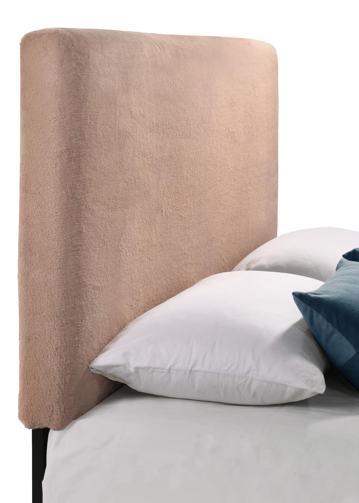 Gigi Fabric Rectangular Upholstered Headboard, Full/Queen Size