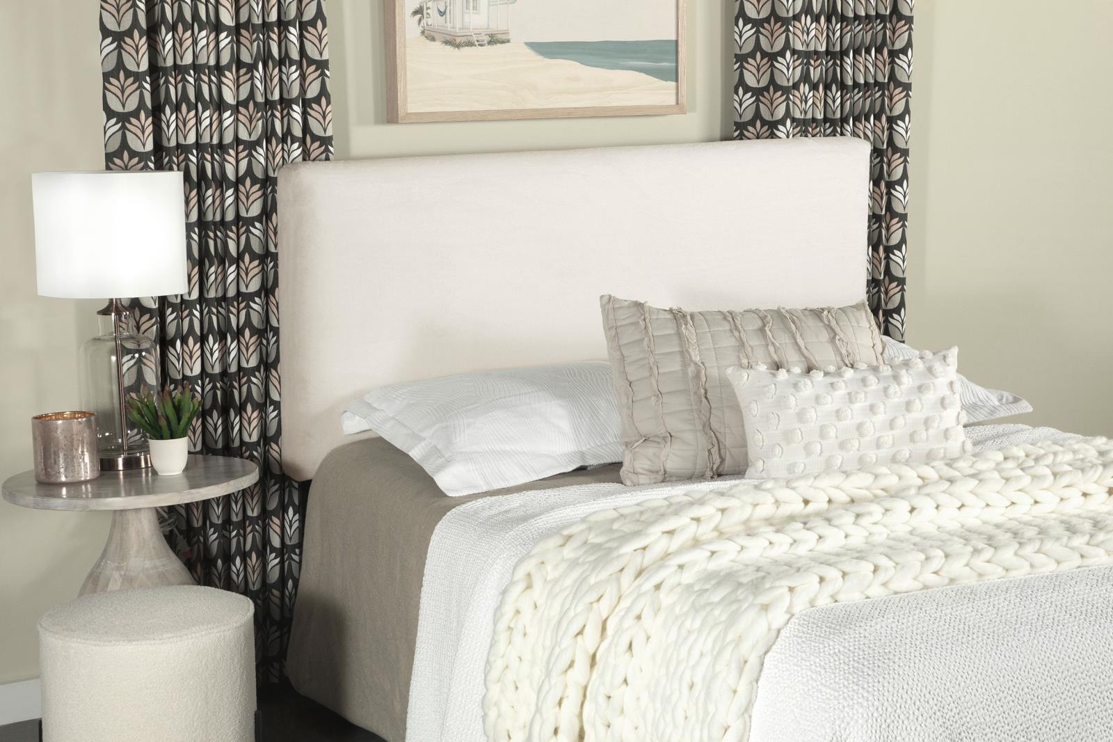 Gigi Fabric Rectangular Upholstered Headboard