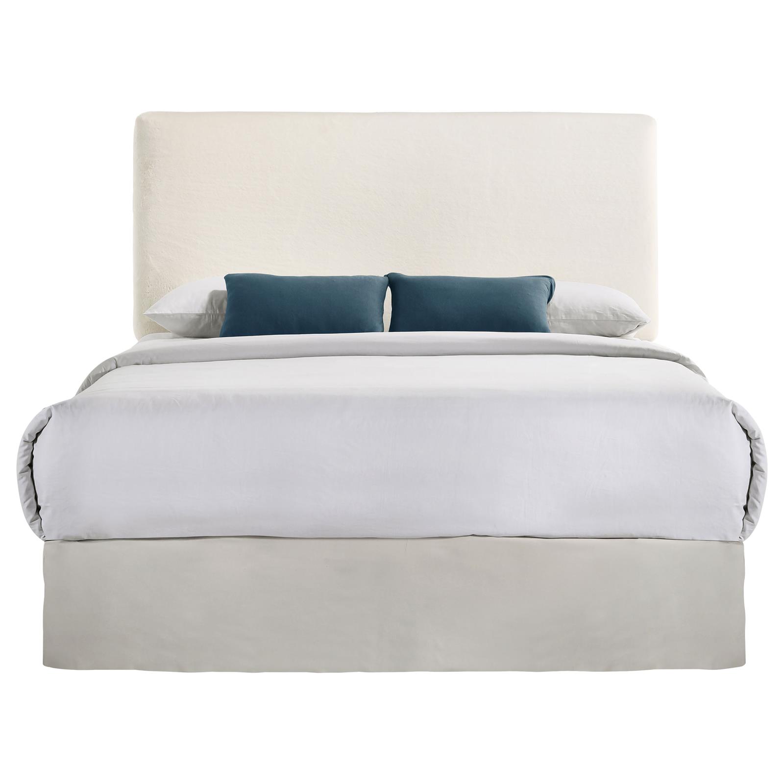 Gigi Fabric Rectangular Upholstered Headboard, Full/Queen Size