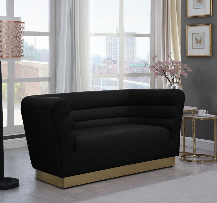 Bellini Velvet Loveseat