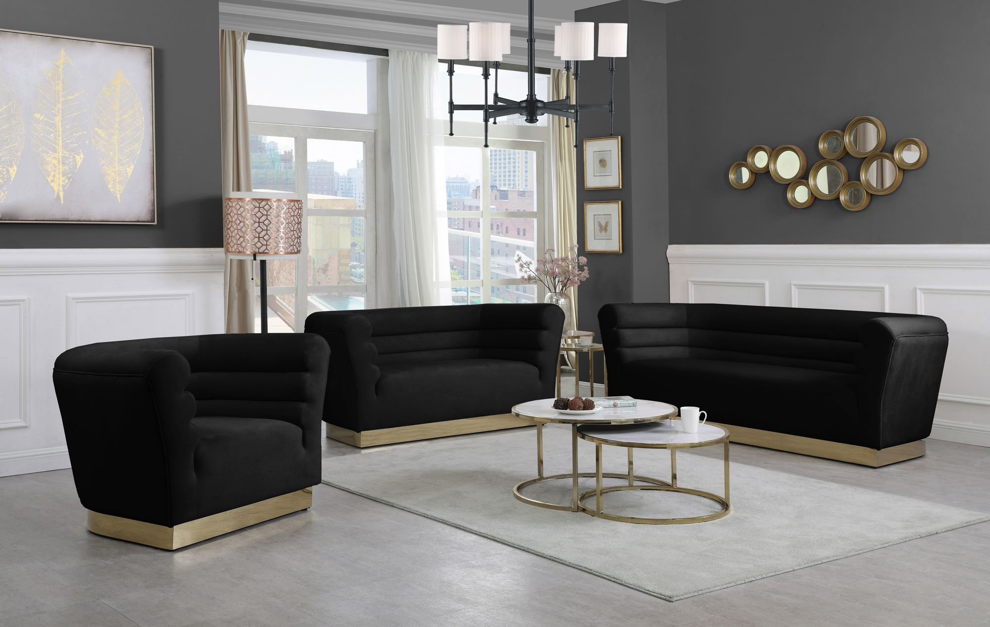 Bellini Velvet Chair