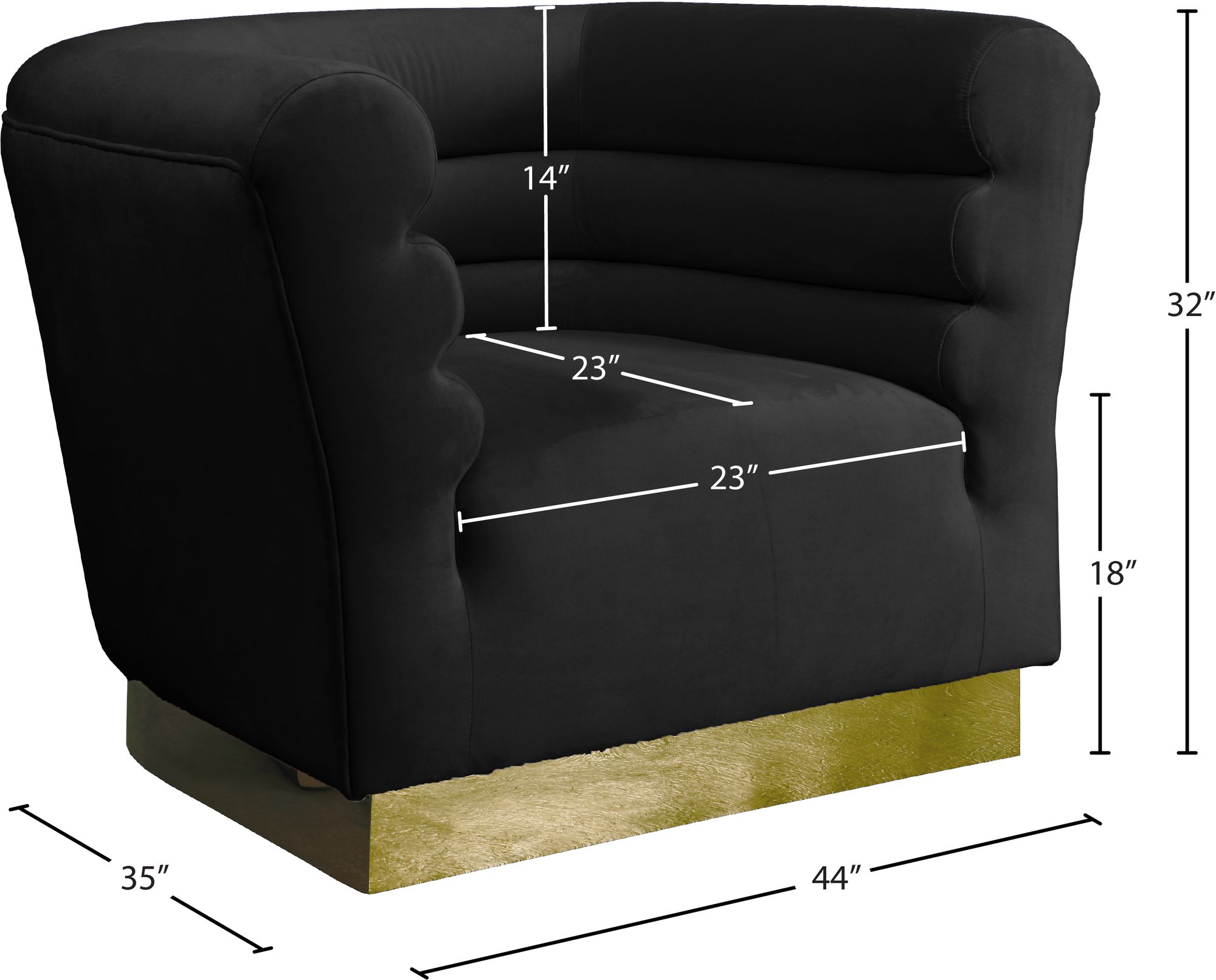 Bellini Velvet Chair