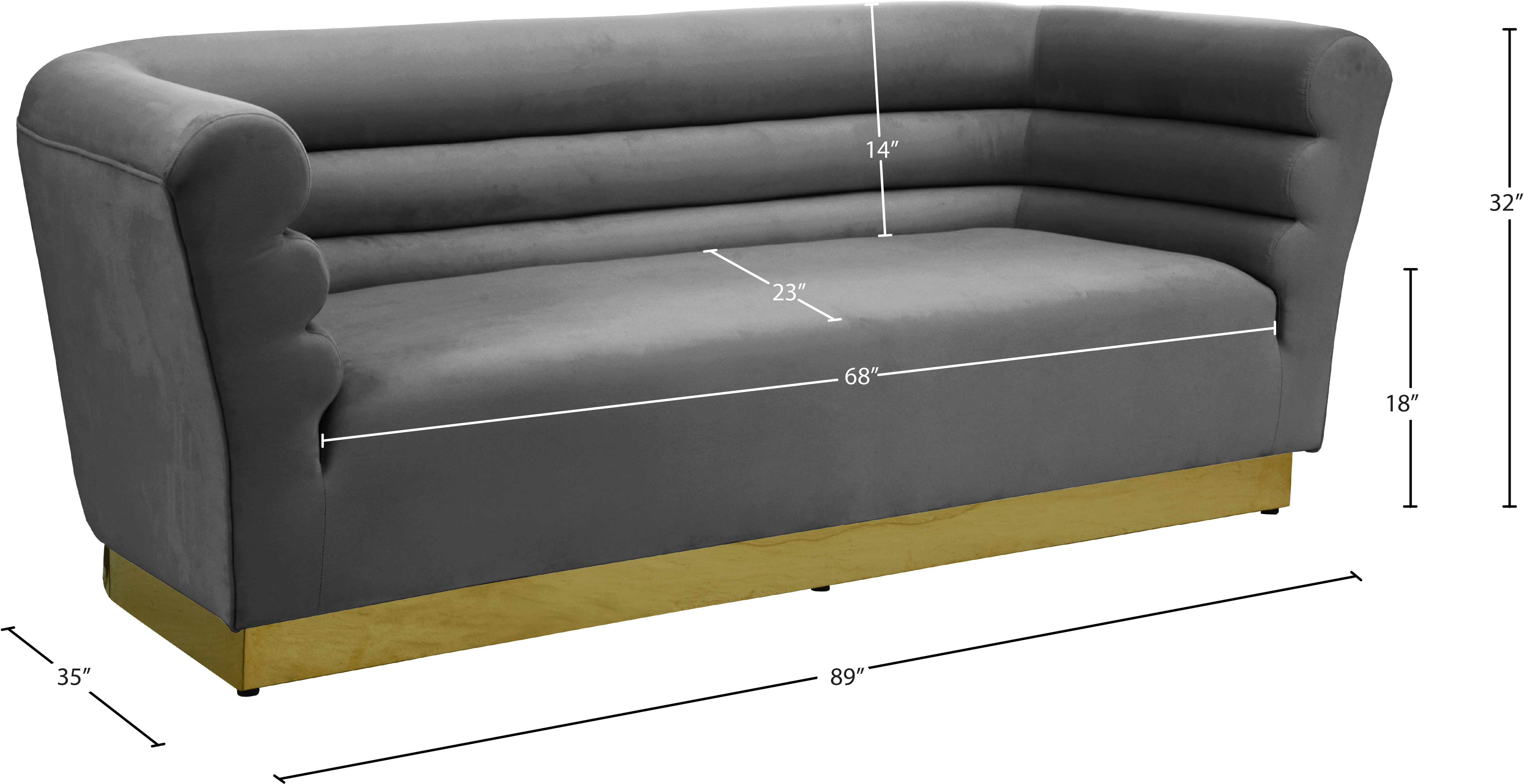 Bellini Velvet Sofa