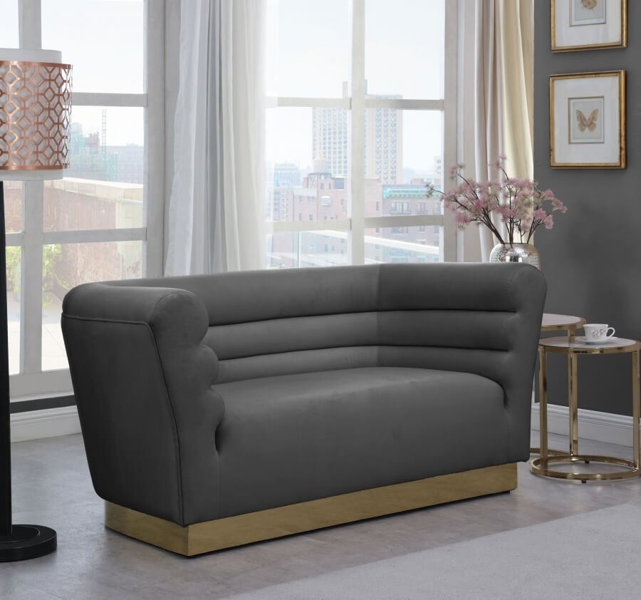 Bellini Velvet Loveseat