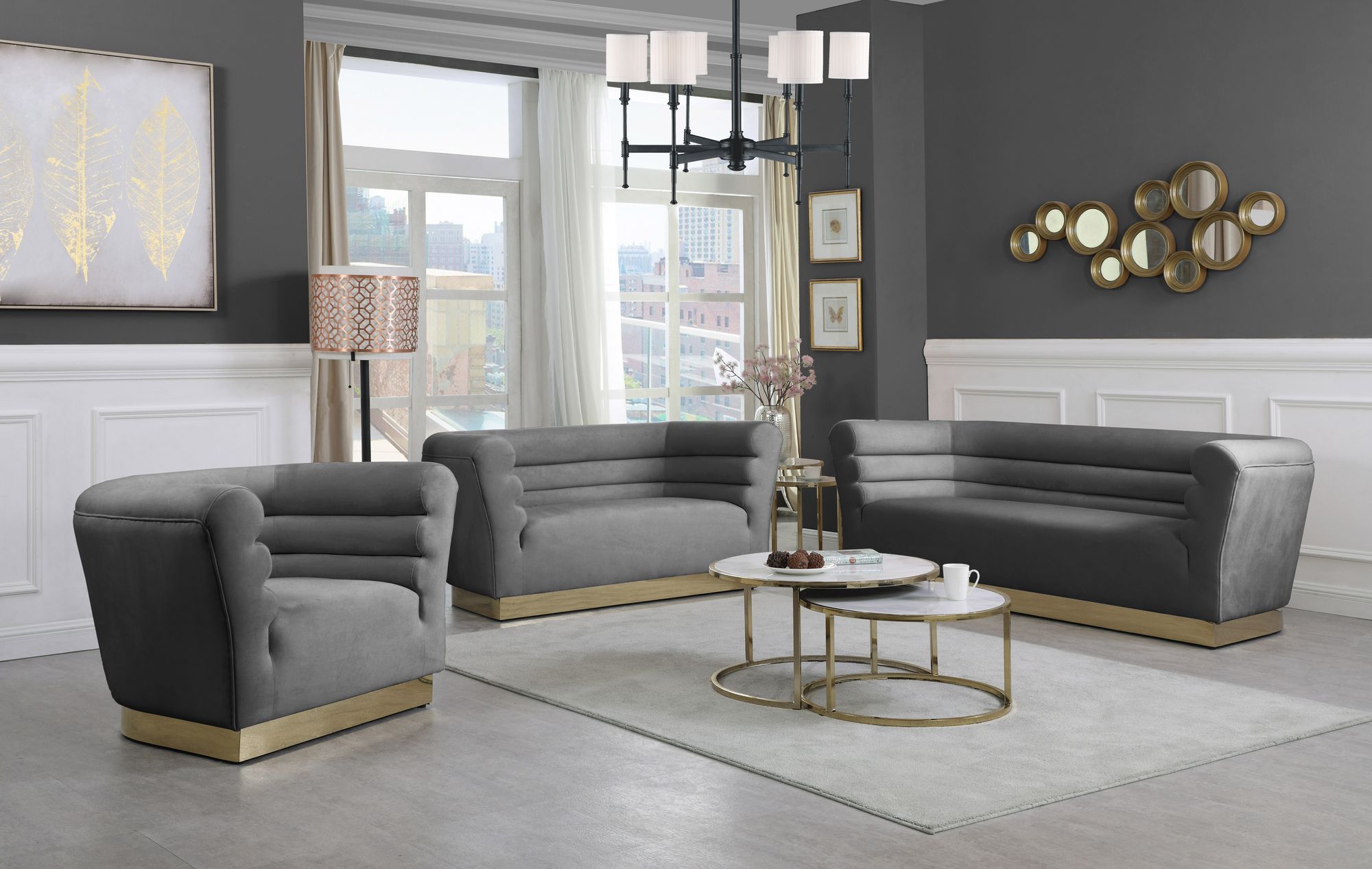 Bellini Velvet Chair