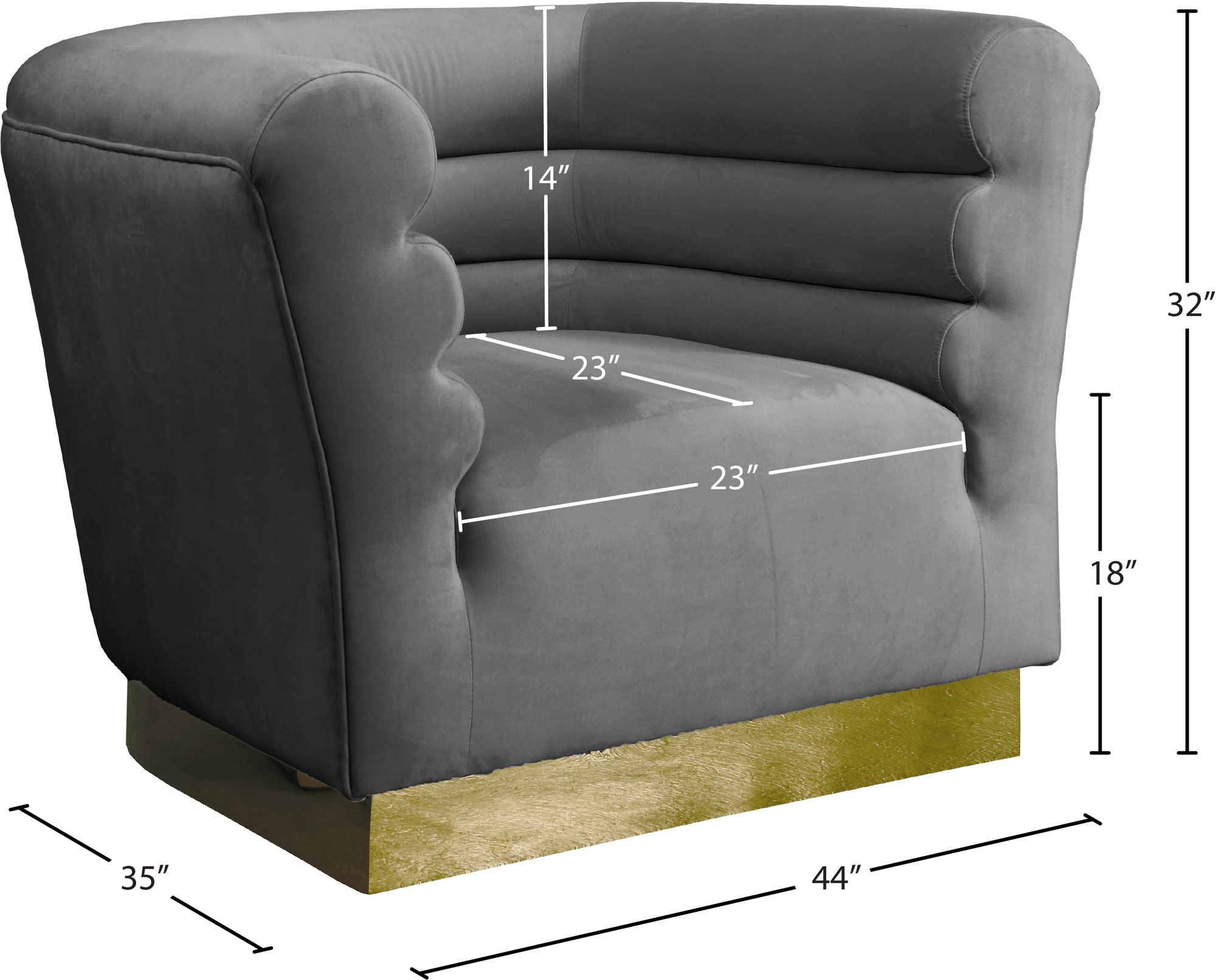 Bellini Velvet Chair