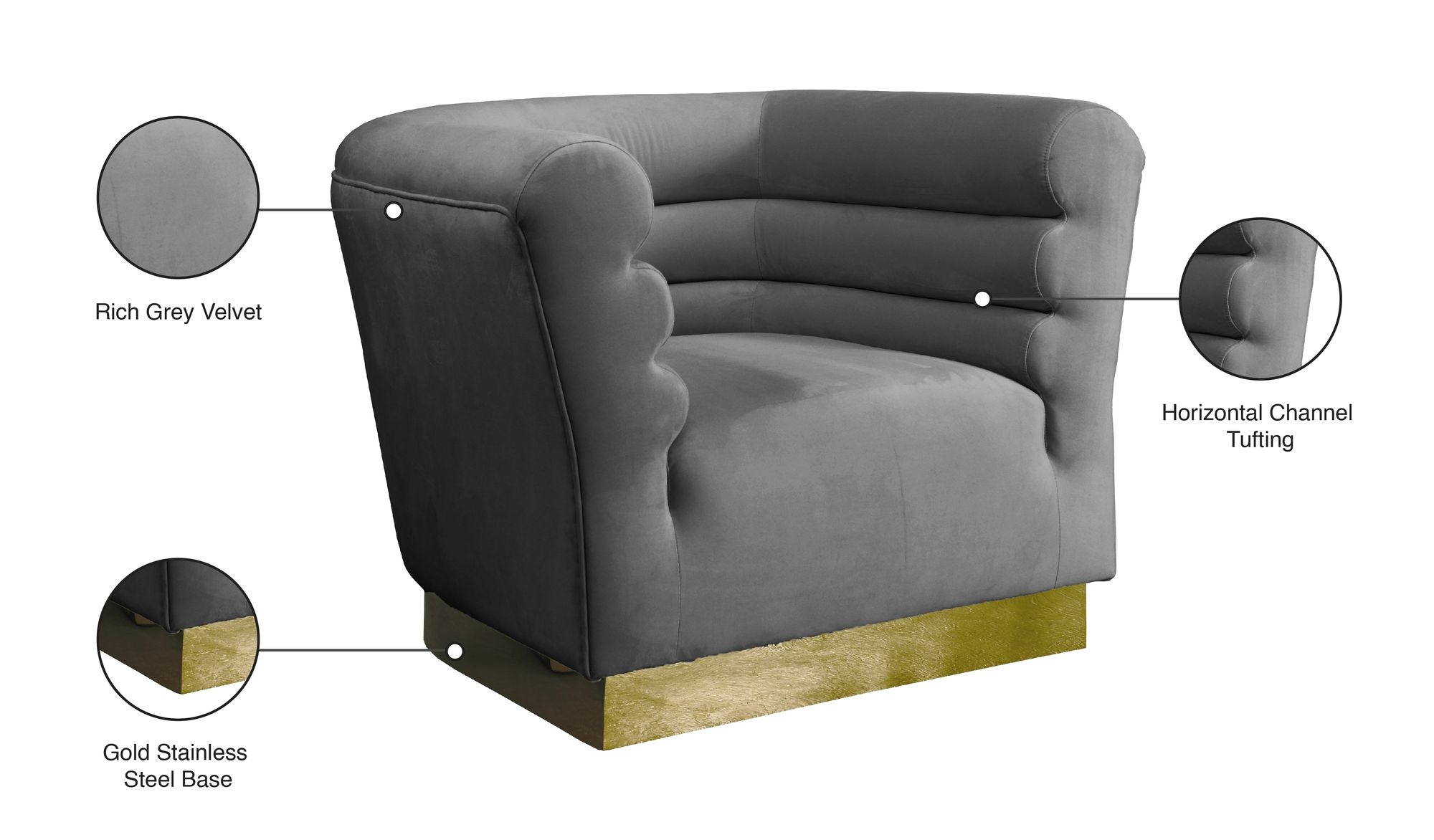 Bellini Velvet Chair