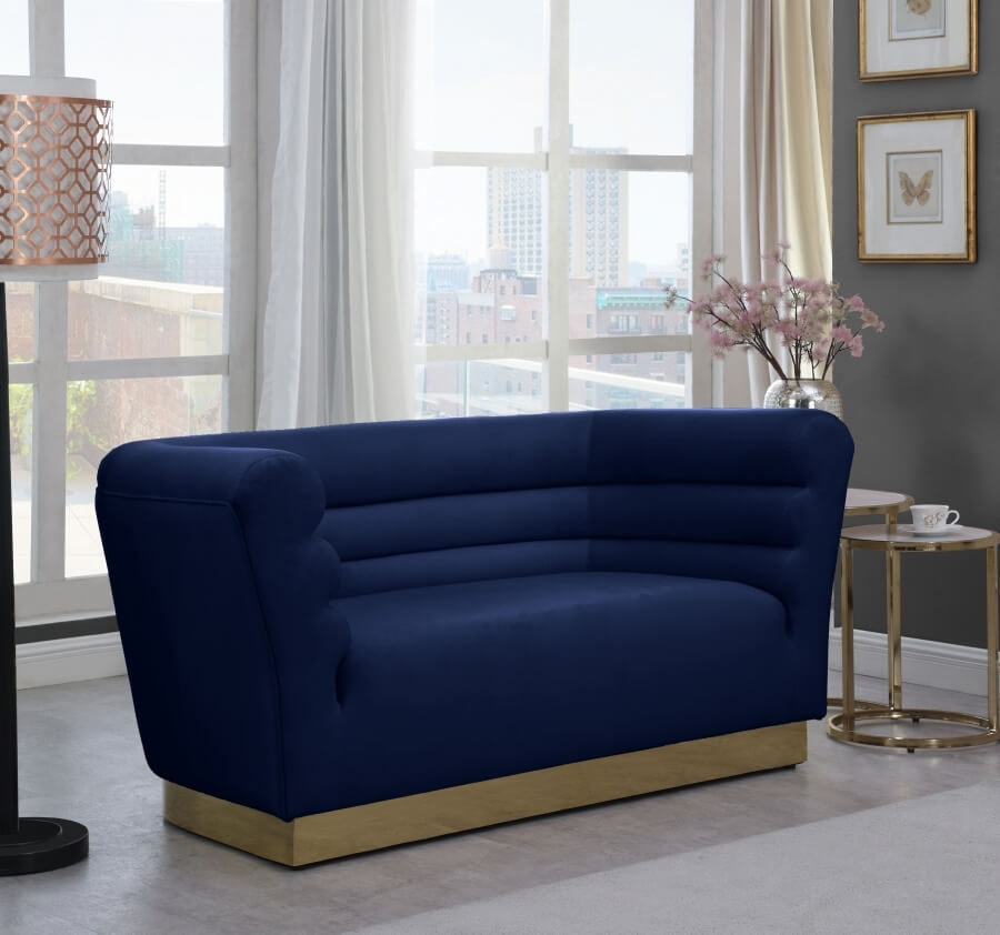 Bellini Velvet Loveseat