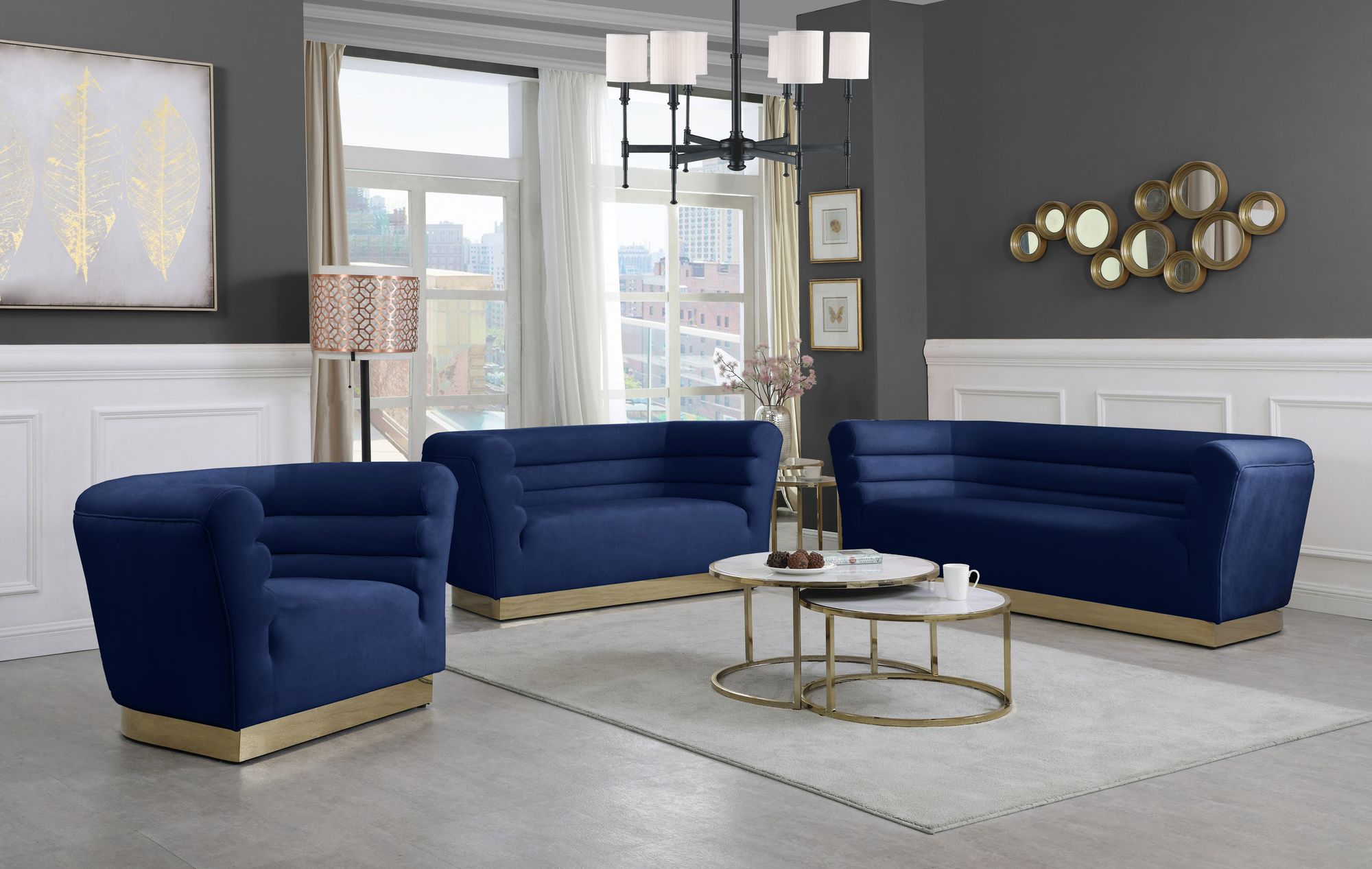 Bellini Velvet Chair