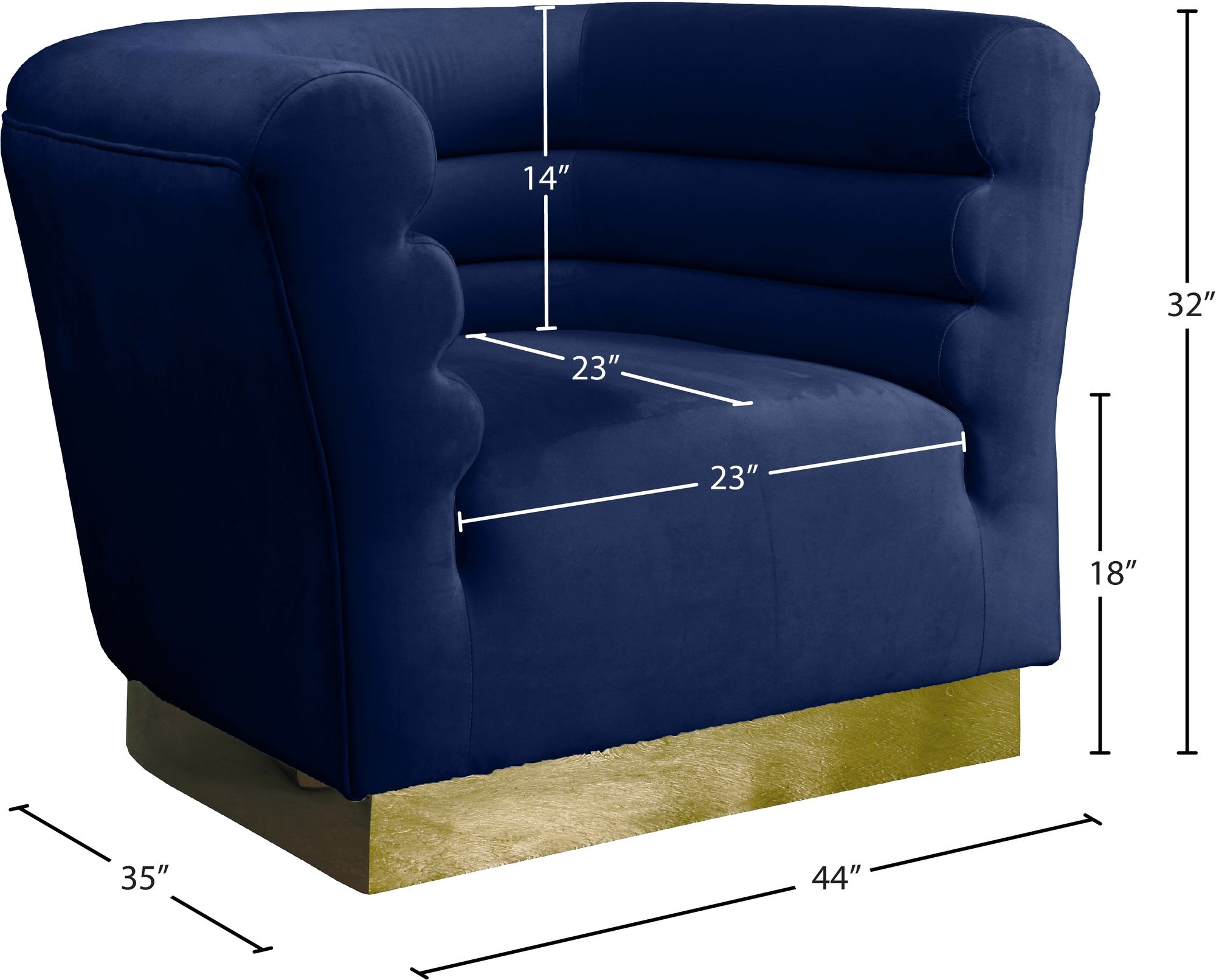 Bellini Velvet Chair