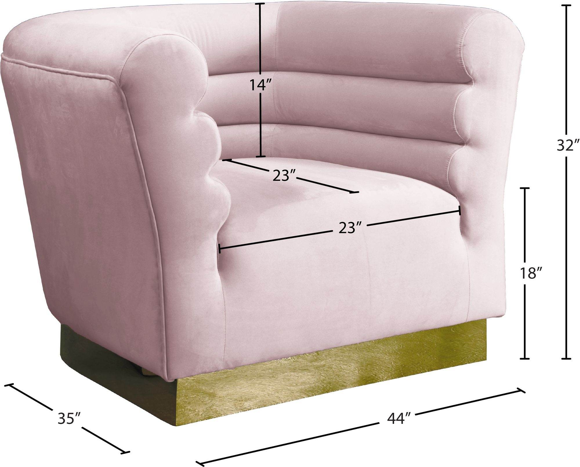 Bellini Velvet Chair