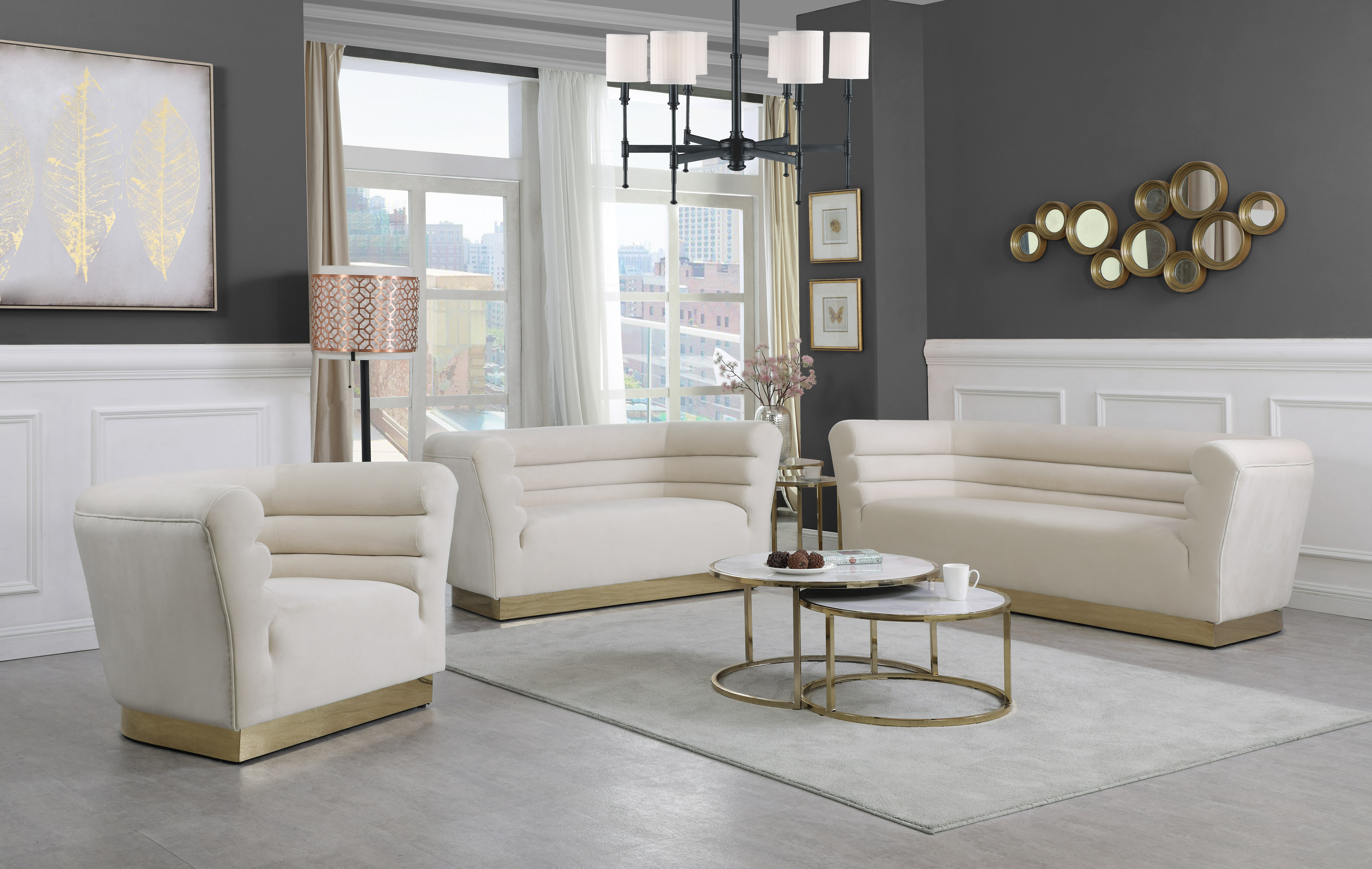 Bellini Velvet Sofa