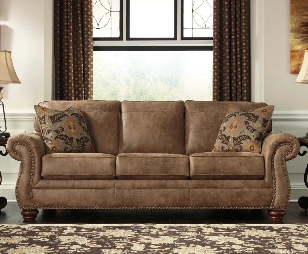 Larkinhurst Polyester Fabric/PU Queen Sofa Sleeper