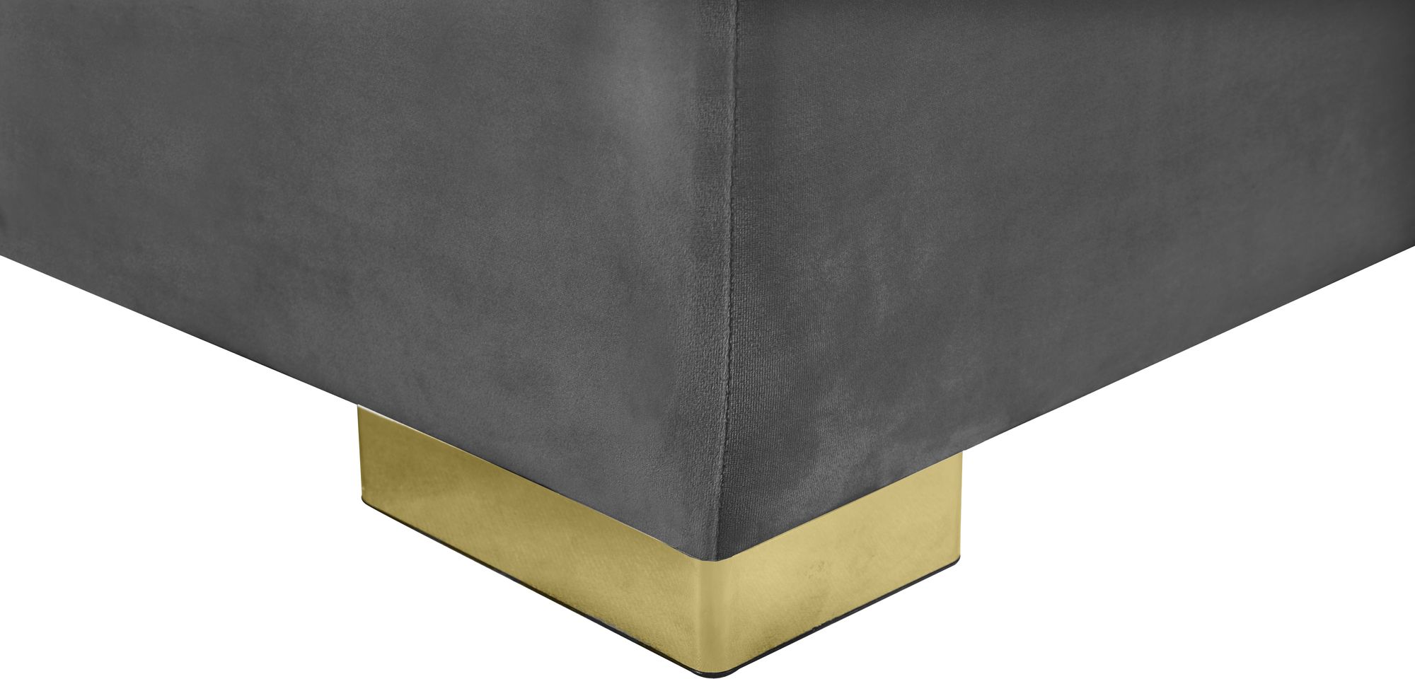 Presley 134" 3-Piece Velvet Sectional