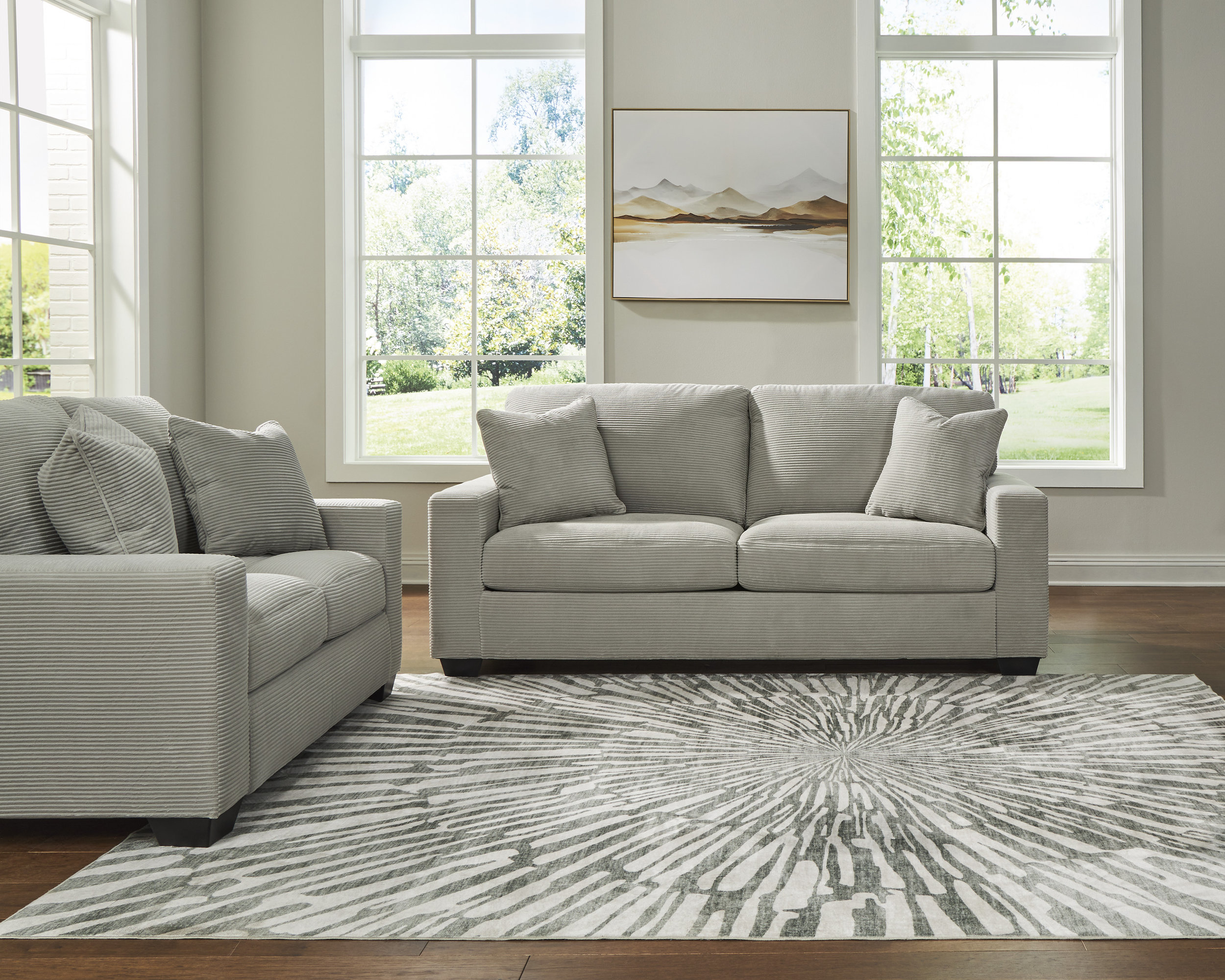 Greenbriar Polyester Living Room Set