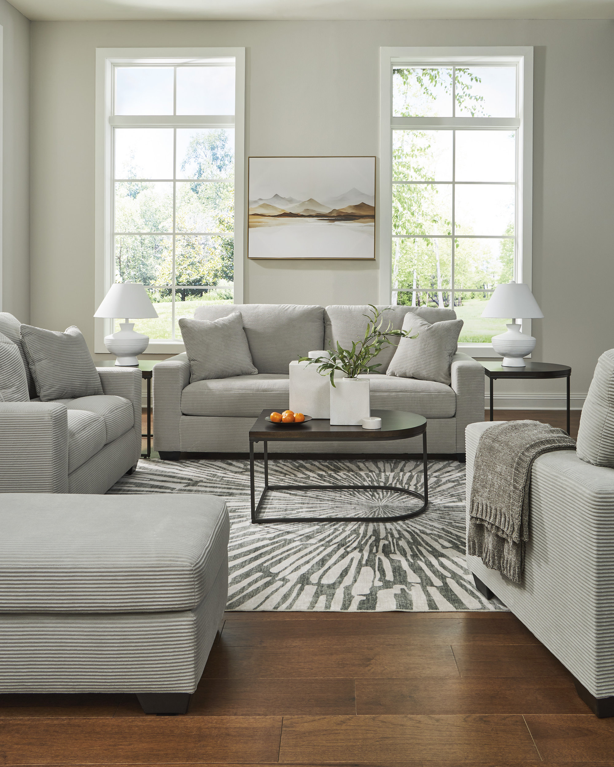Greenbriar Polyester Living Room Set