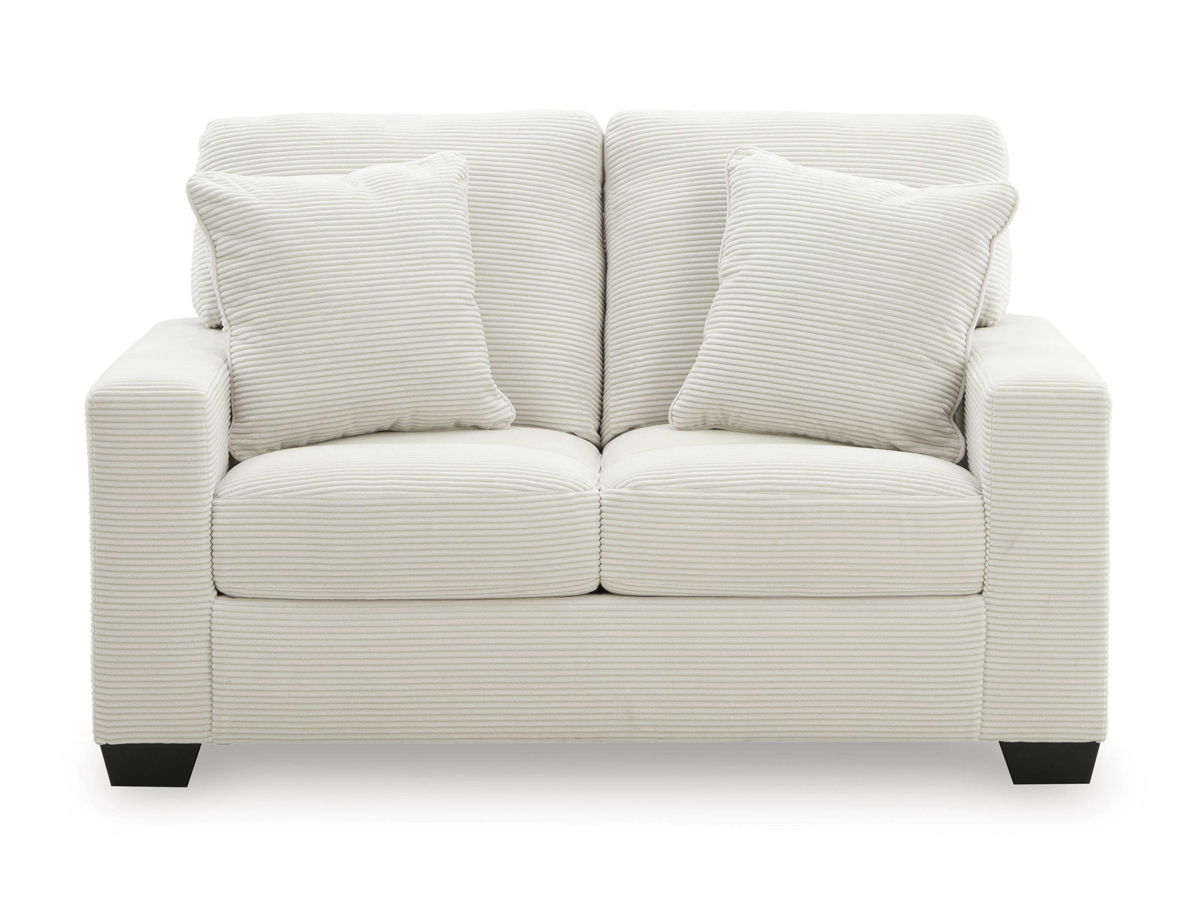 Greenbriar Transitional Loveseat | Ivory Upholstery
