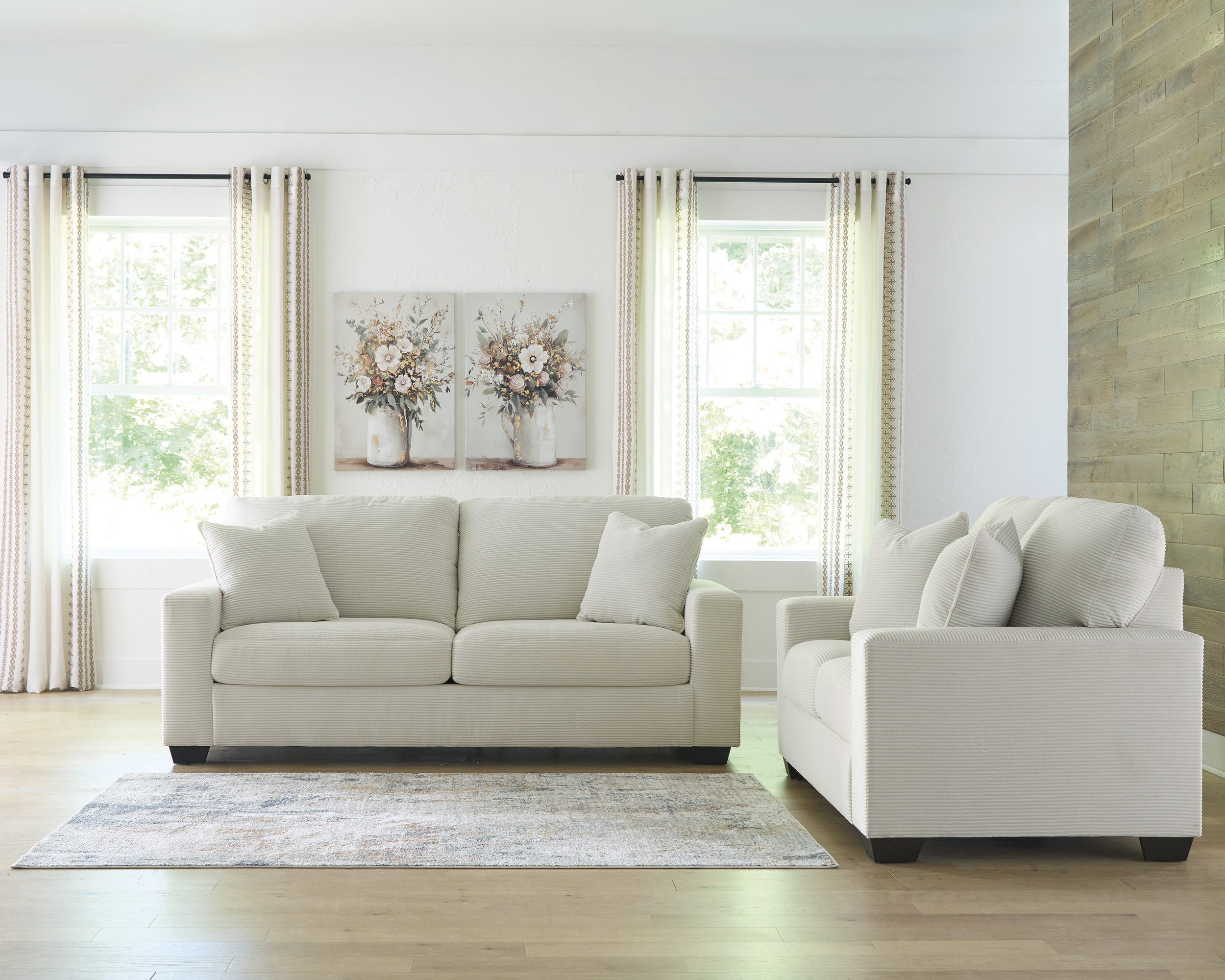 Greenbriar Polyester Living Room Set