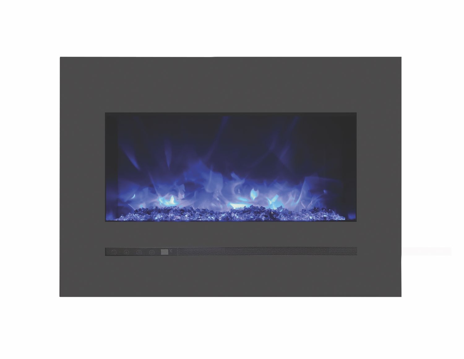 LINEAR 26" Wall Mount/Flush Mount Electric Fireplace