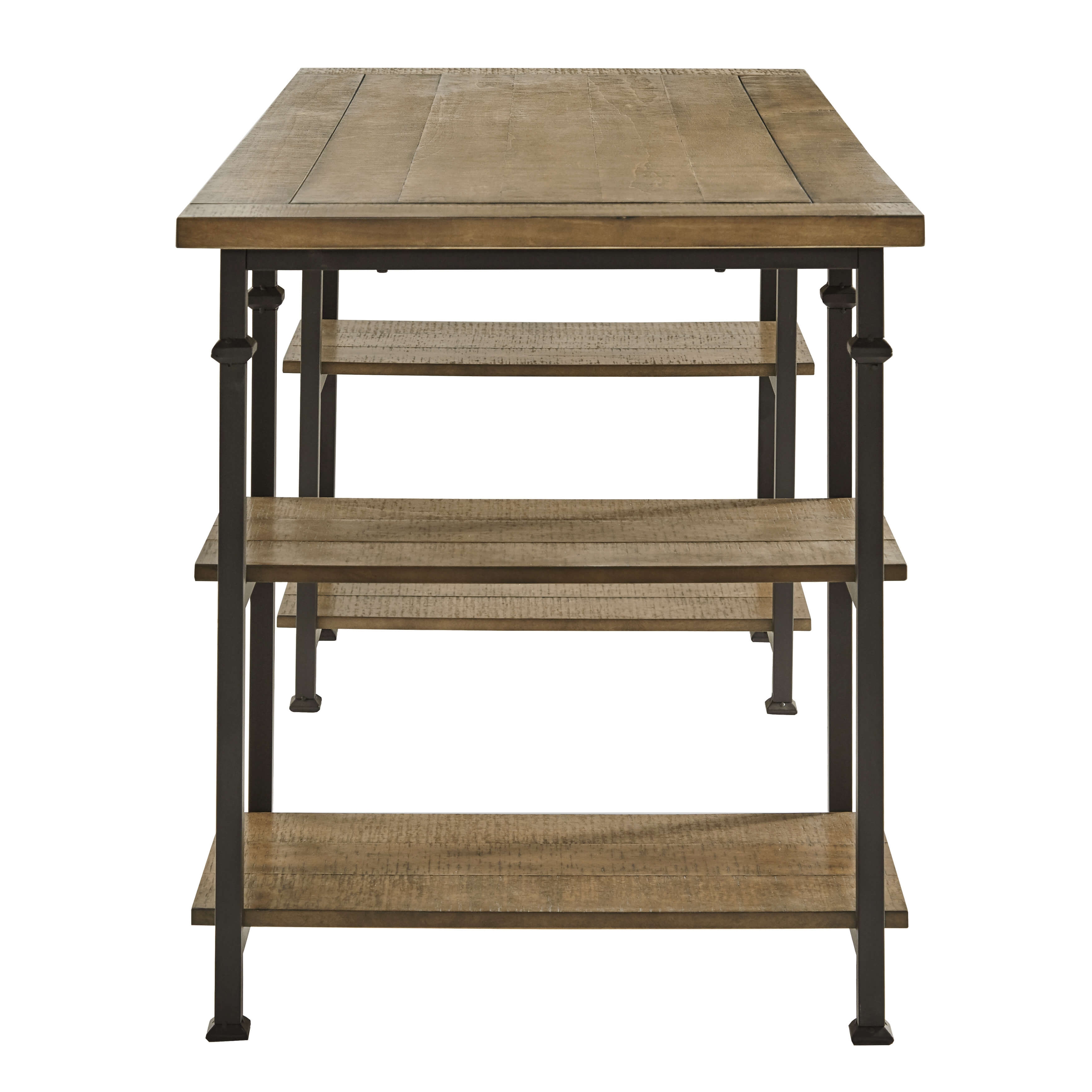 Factory Industrial Wood Writing Desk