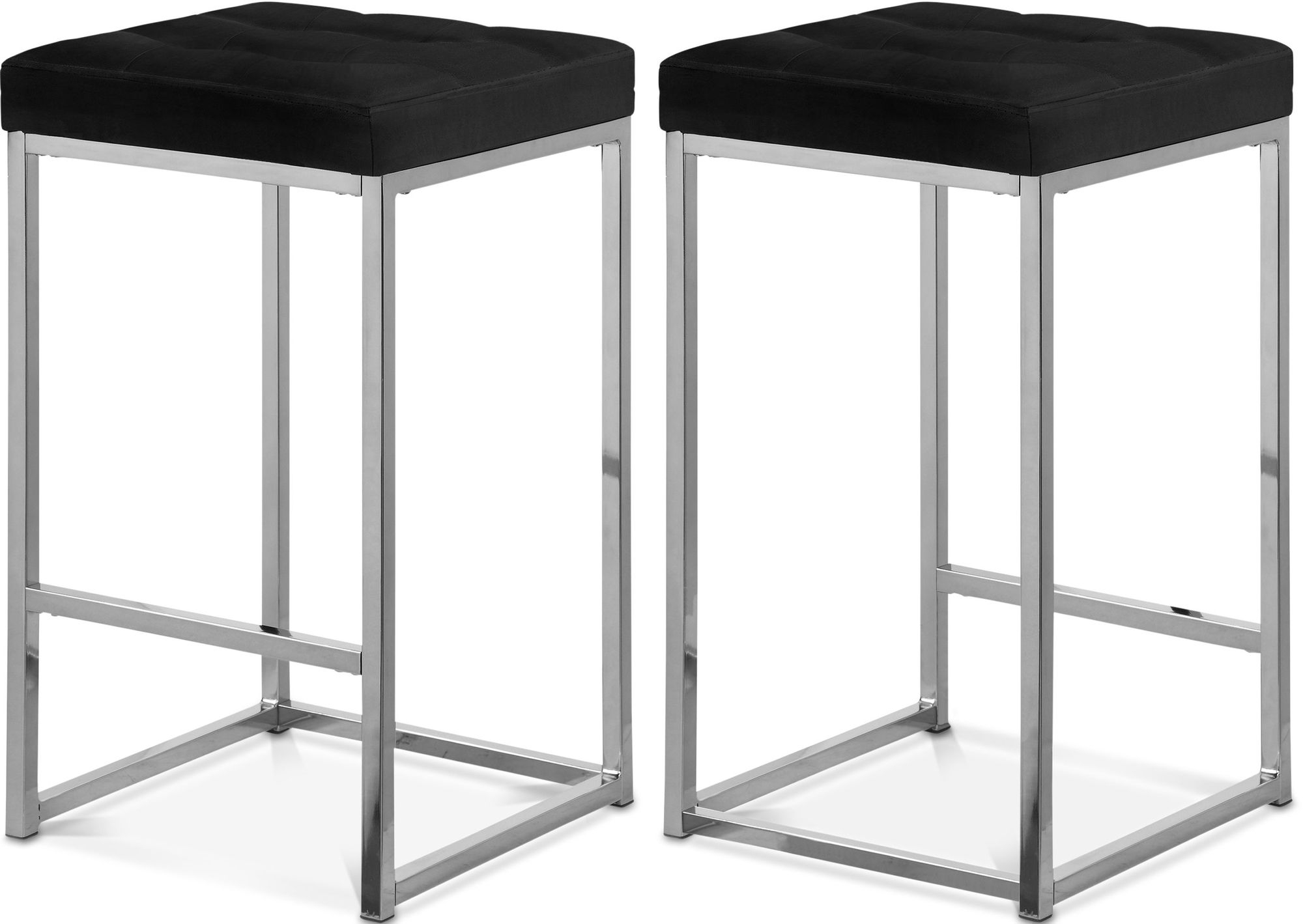 Nicola Counter Stool with Steel Base
