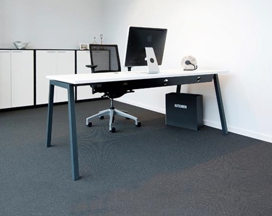 Nova A 47.2" Straight Office Desk w/Metal Frame