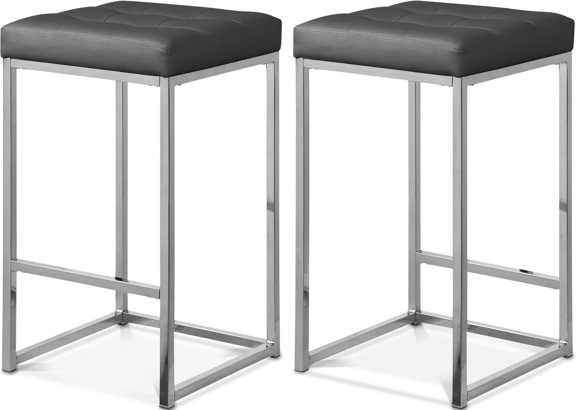 Nicola Counter Stool with Steel Base