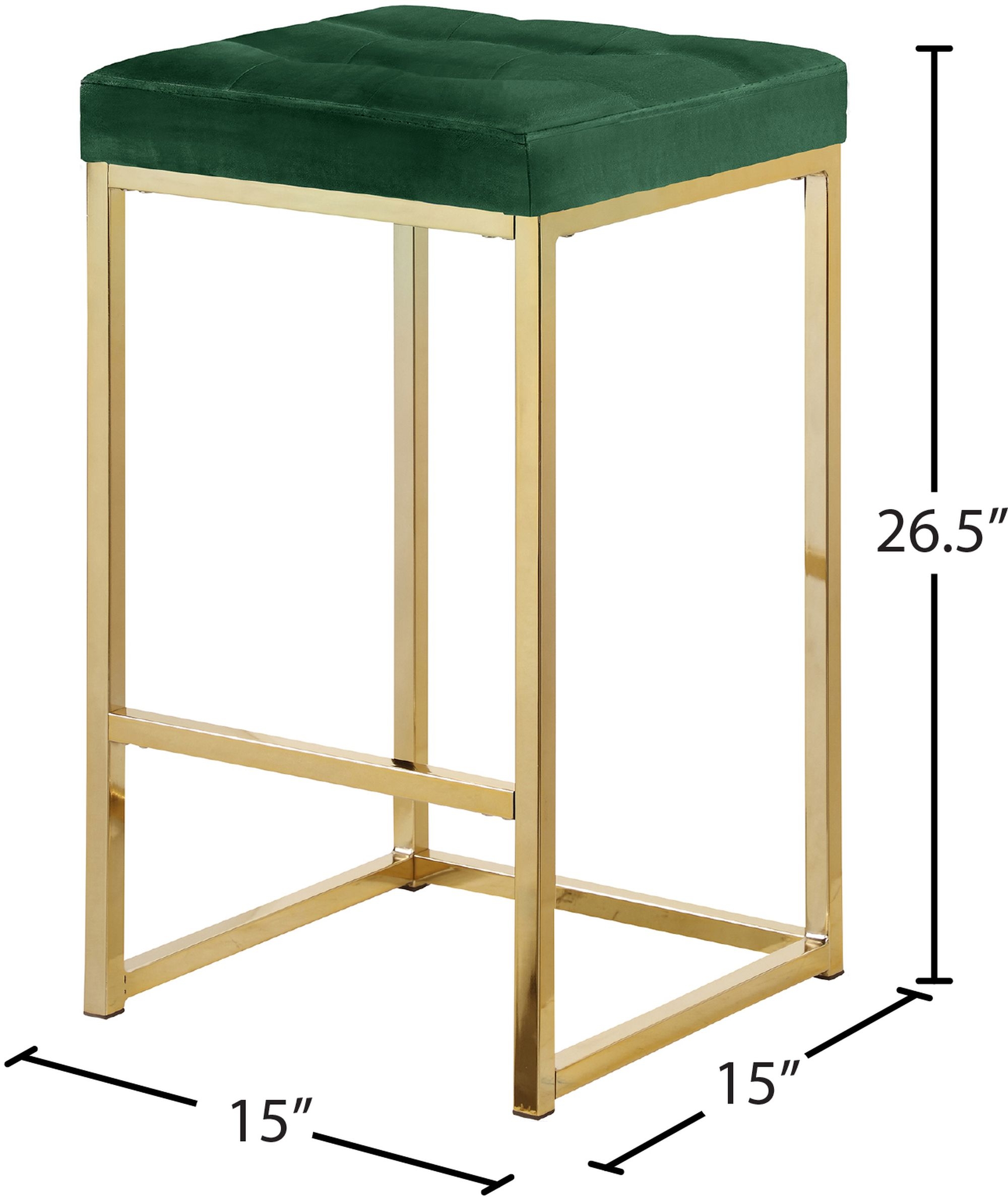 Nicola Counter Stool with Steel Base