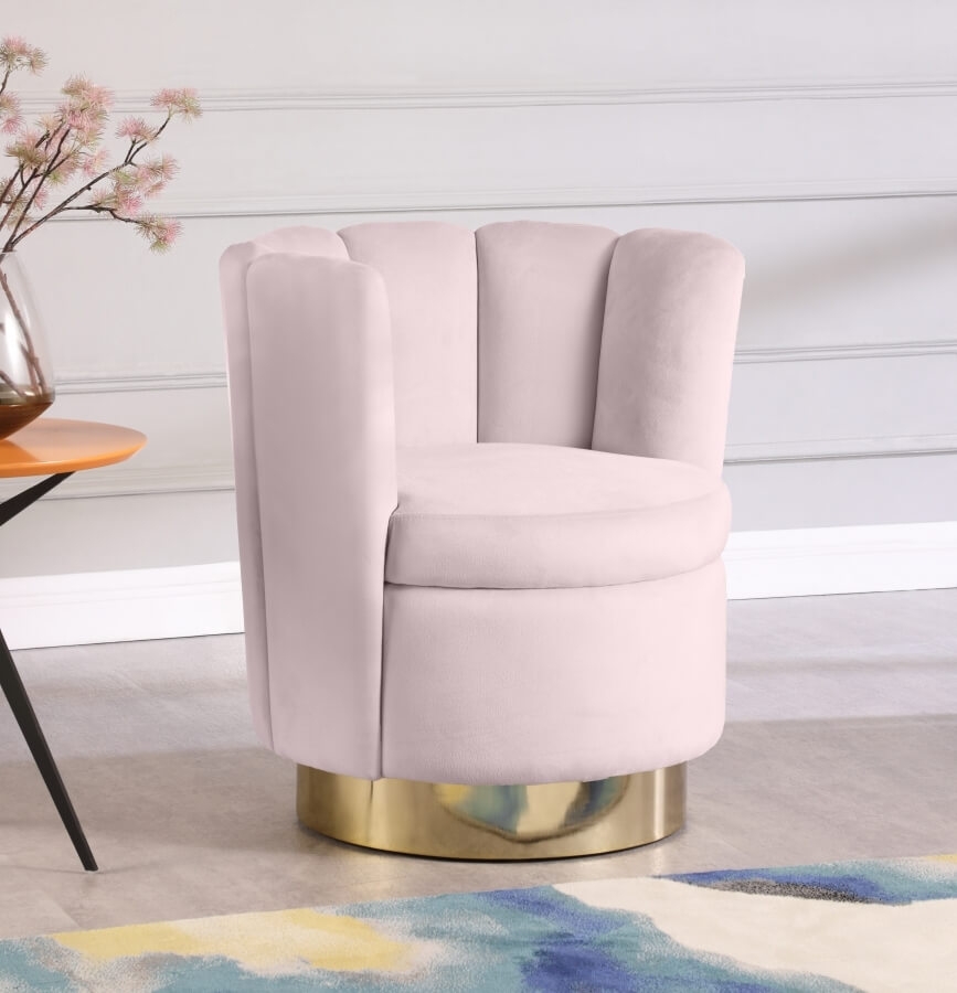 Lily Velvet Accent Chair