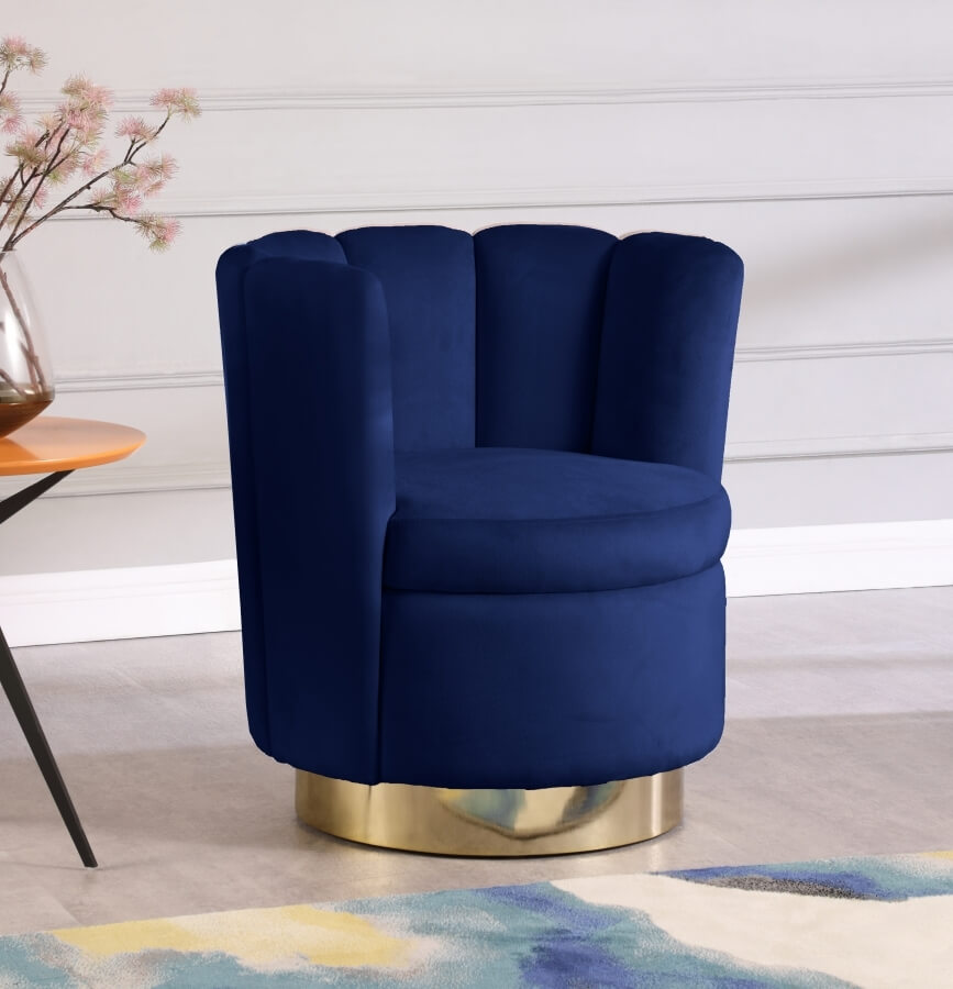Lily Velvet Accent Chair
