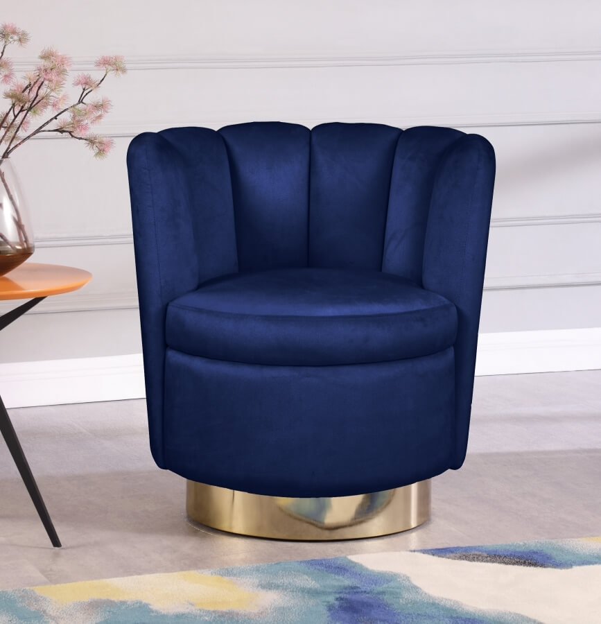 Lily Velvet Accent Chair