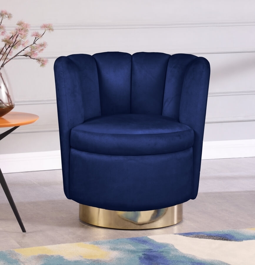 Lily Velvet Accent Chair