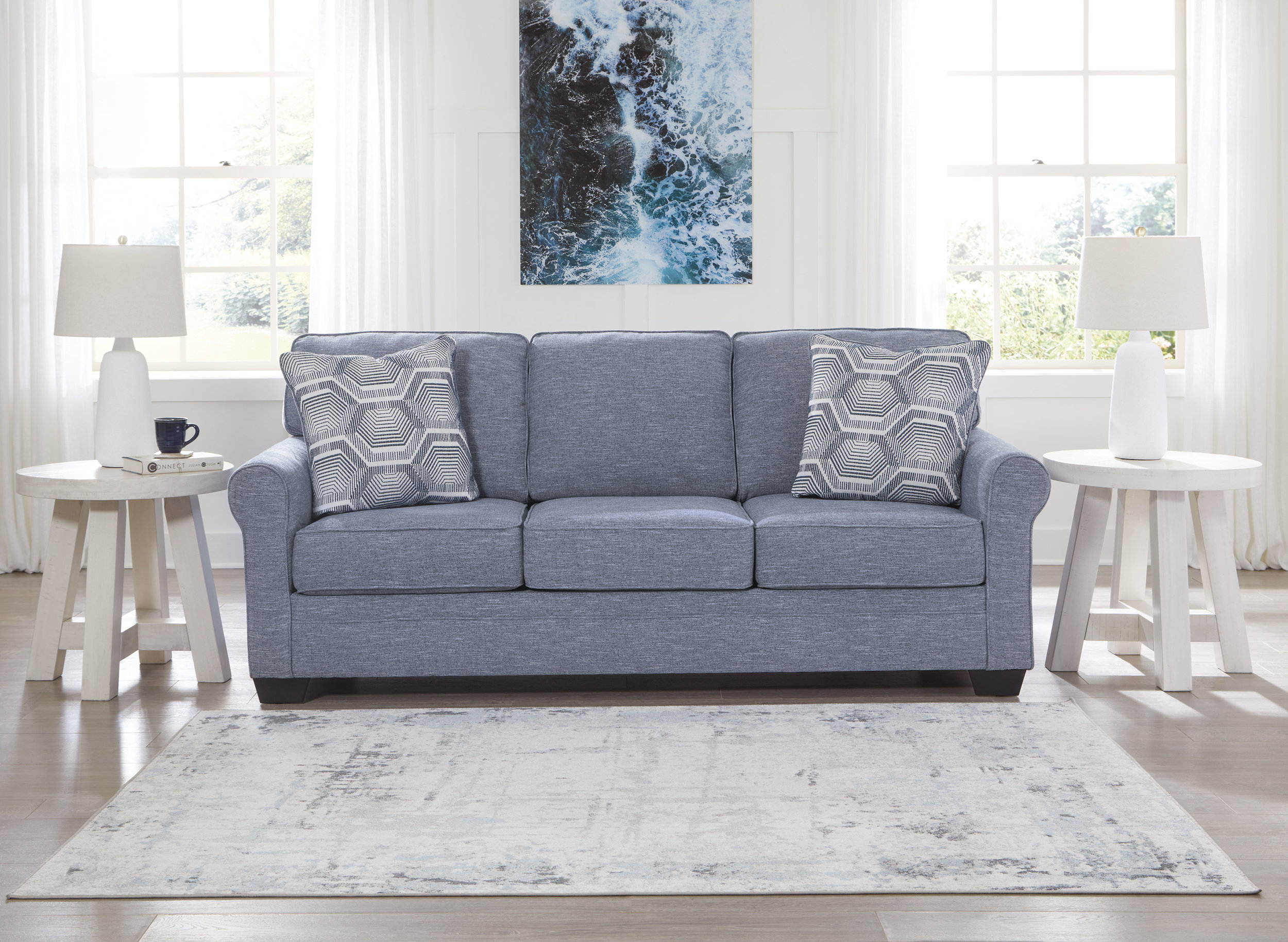 Carissa Manor Fabric Sofa