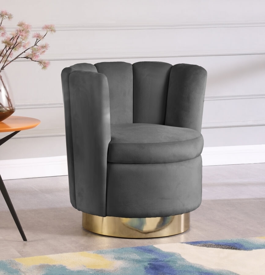 Lily Velvet Accent Chair