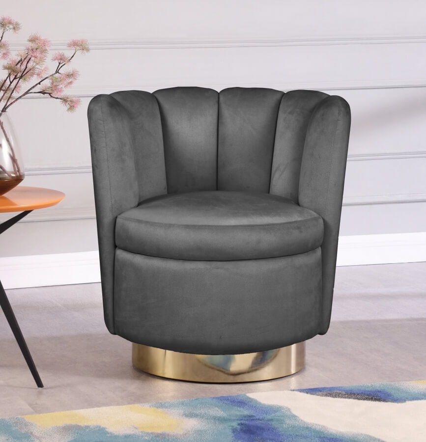 Lily Velvet Accent Chair