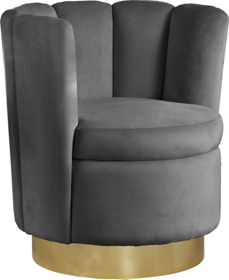 Lily Velvet Accent Chair