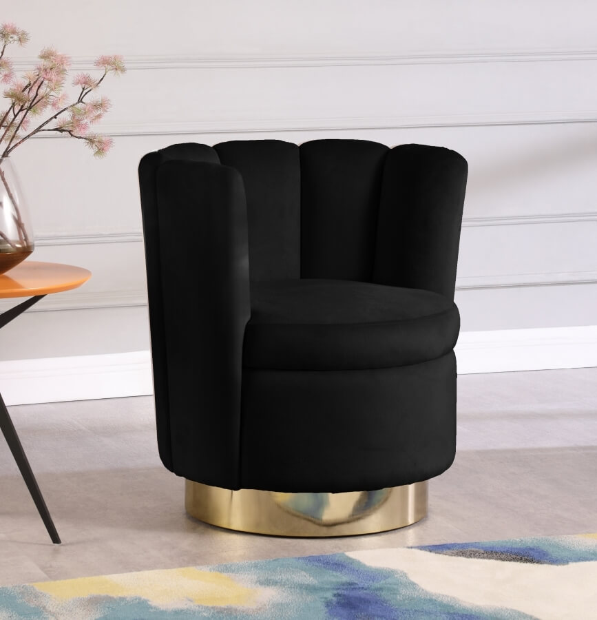 Lily Velvet Accent Chair