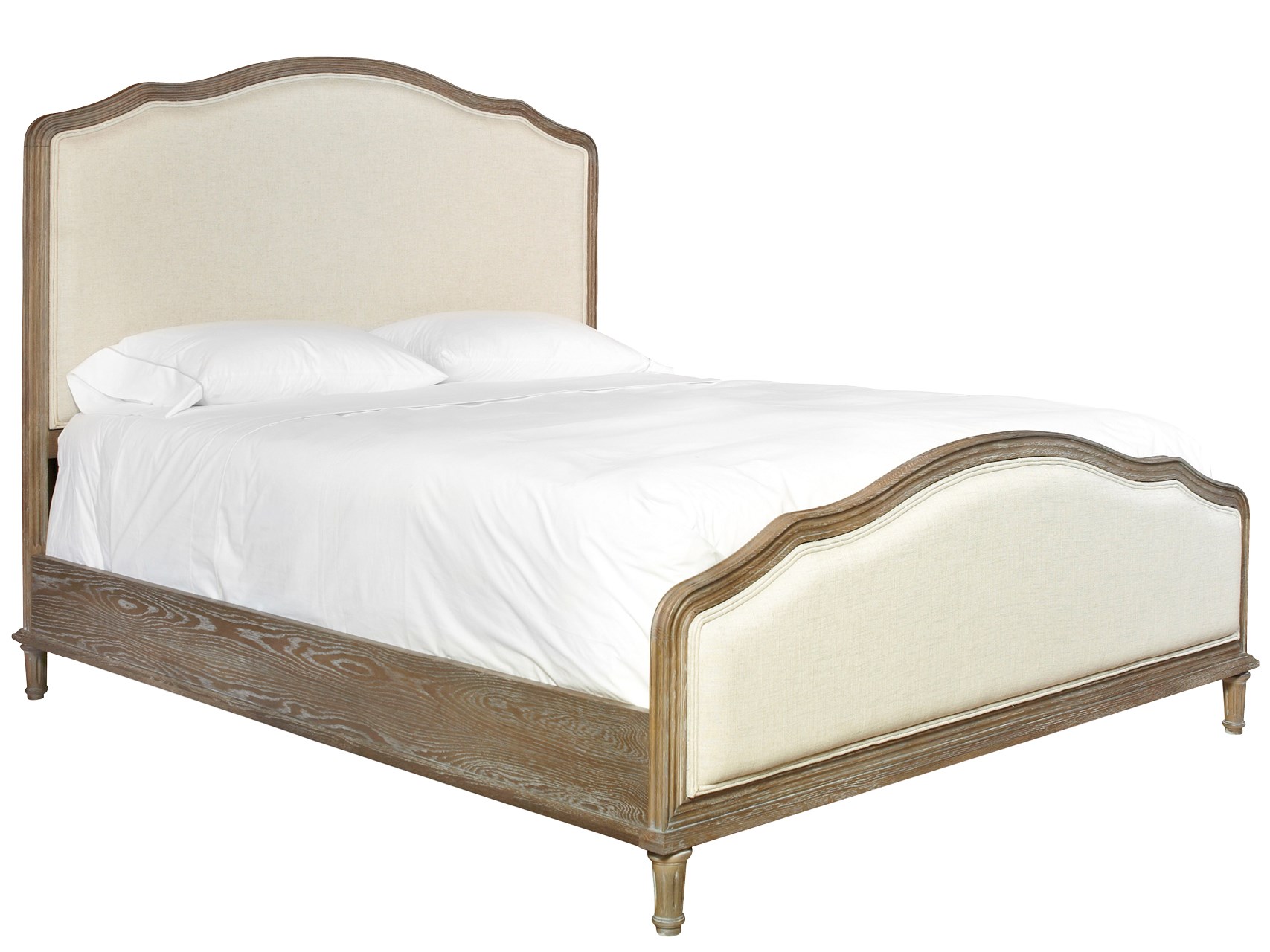 Devon Fabric/Wood Panel Bedroom Set