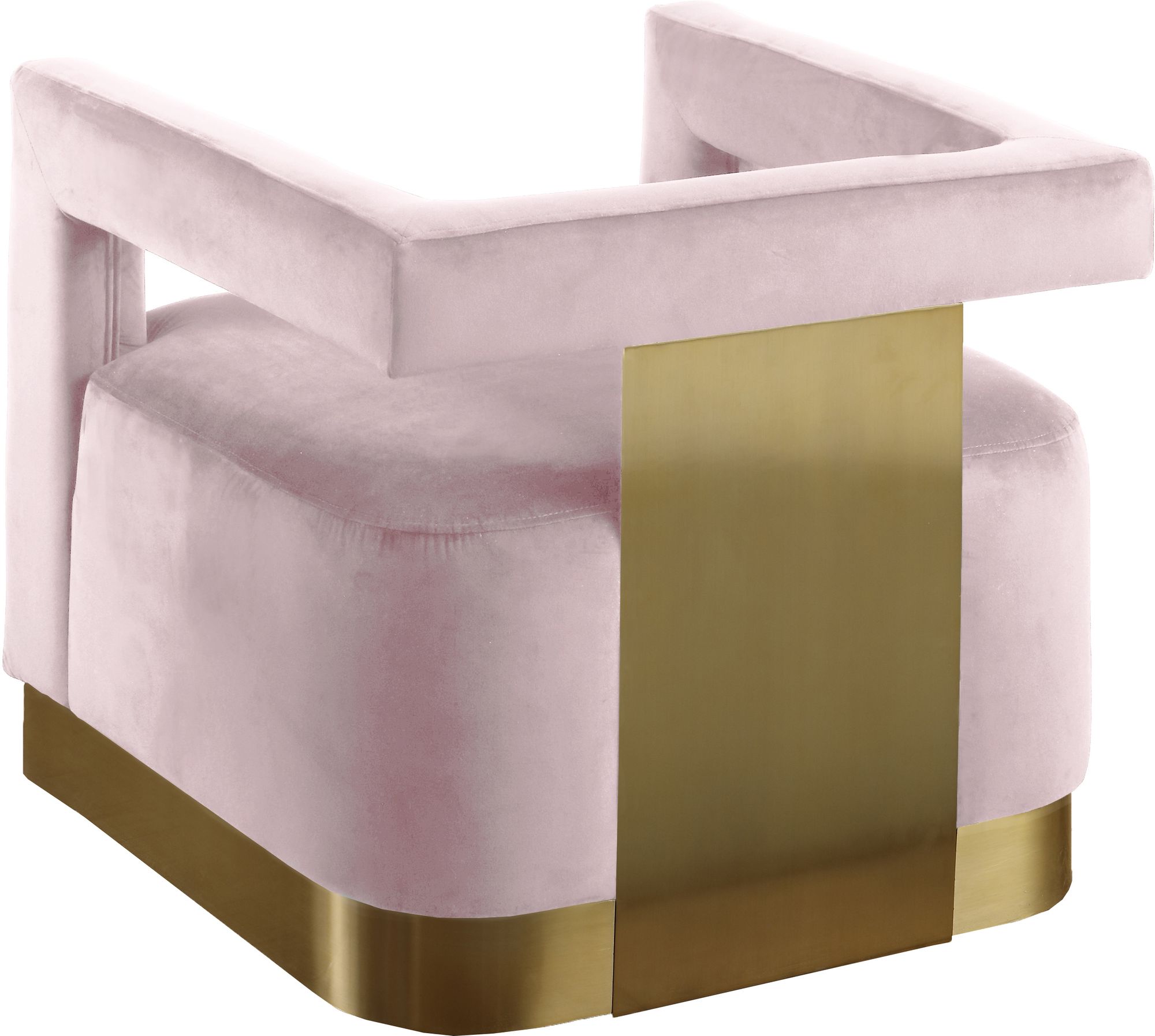 Armani Velvet Accent Chair