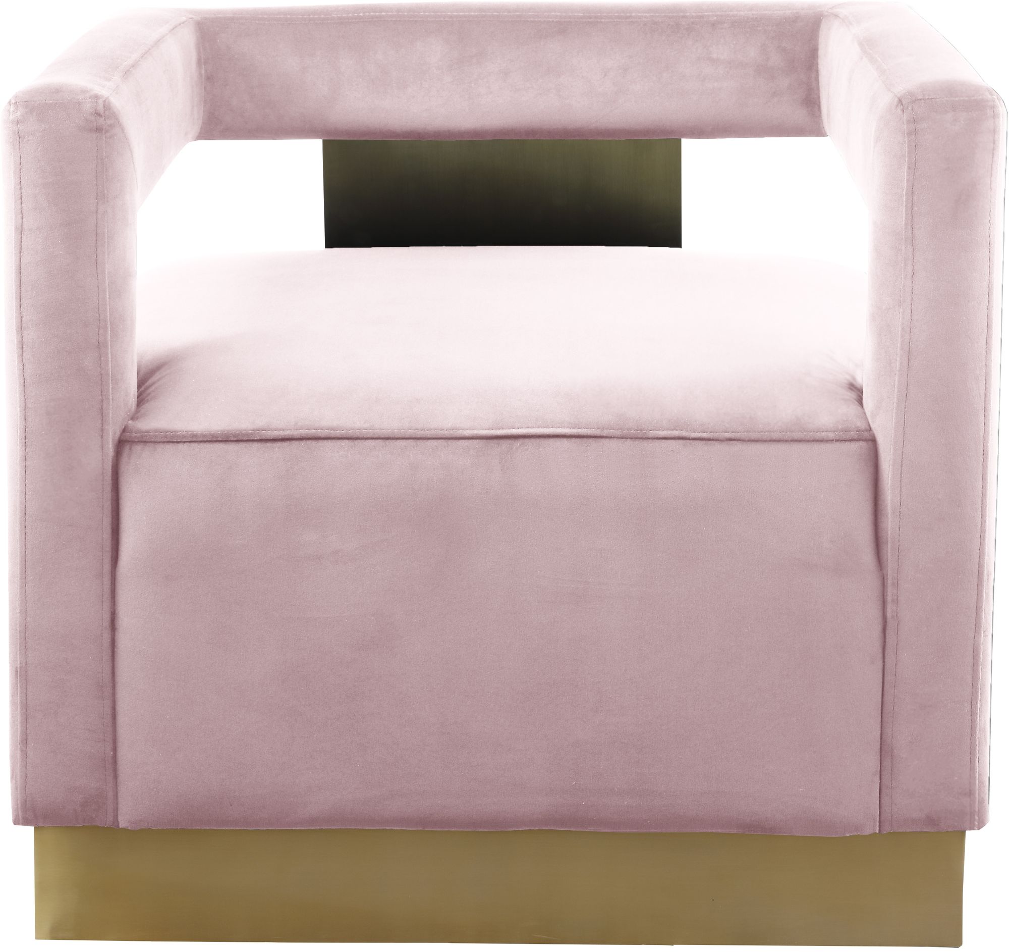 Armani Velvet Accent Chair