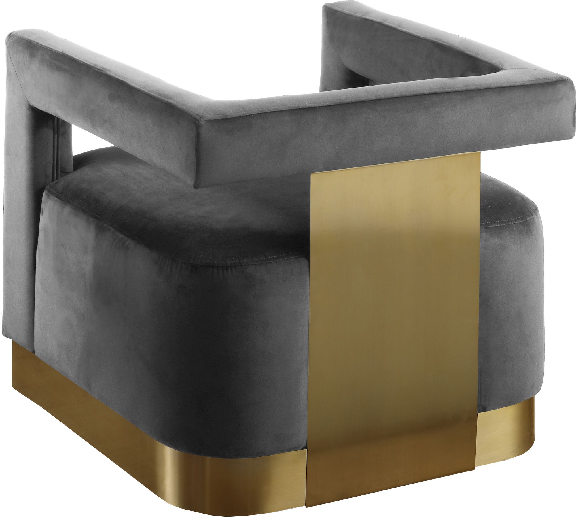 Armani Velvet Accent Chair