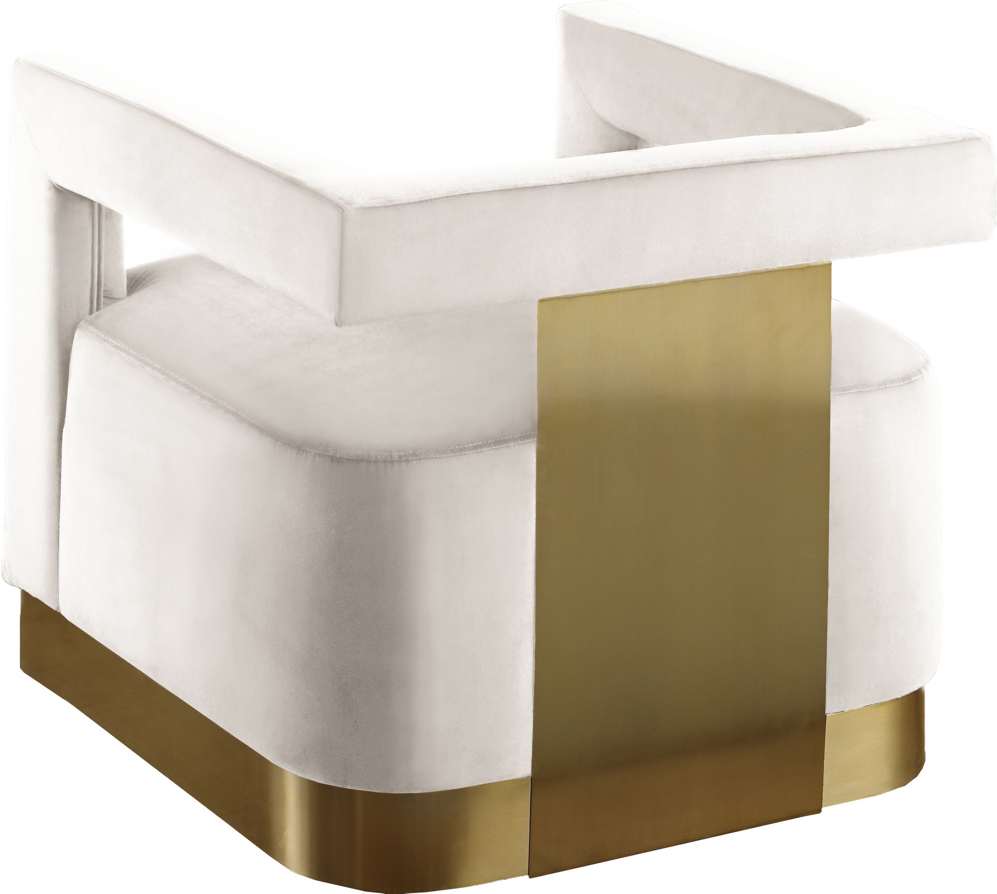 Armani Velvet Accent Chair