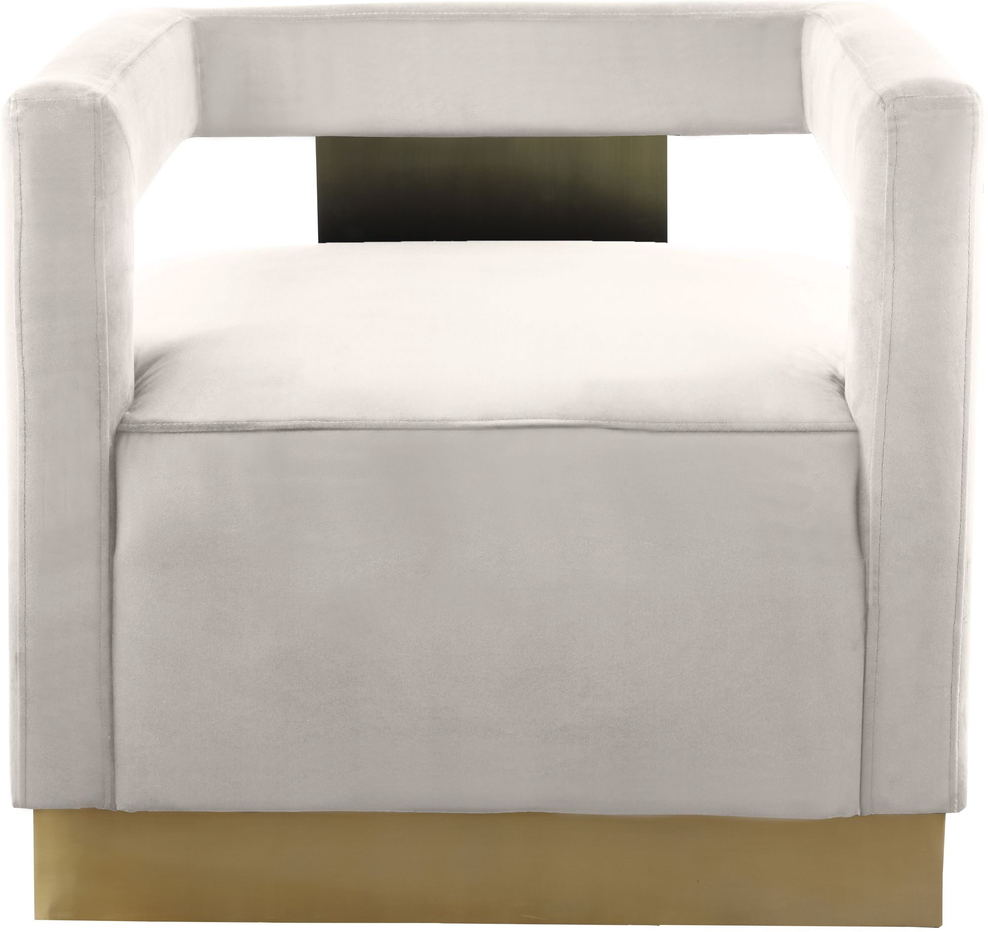 Armani Velvet Accent Chair