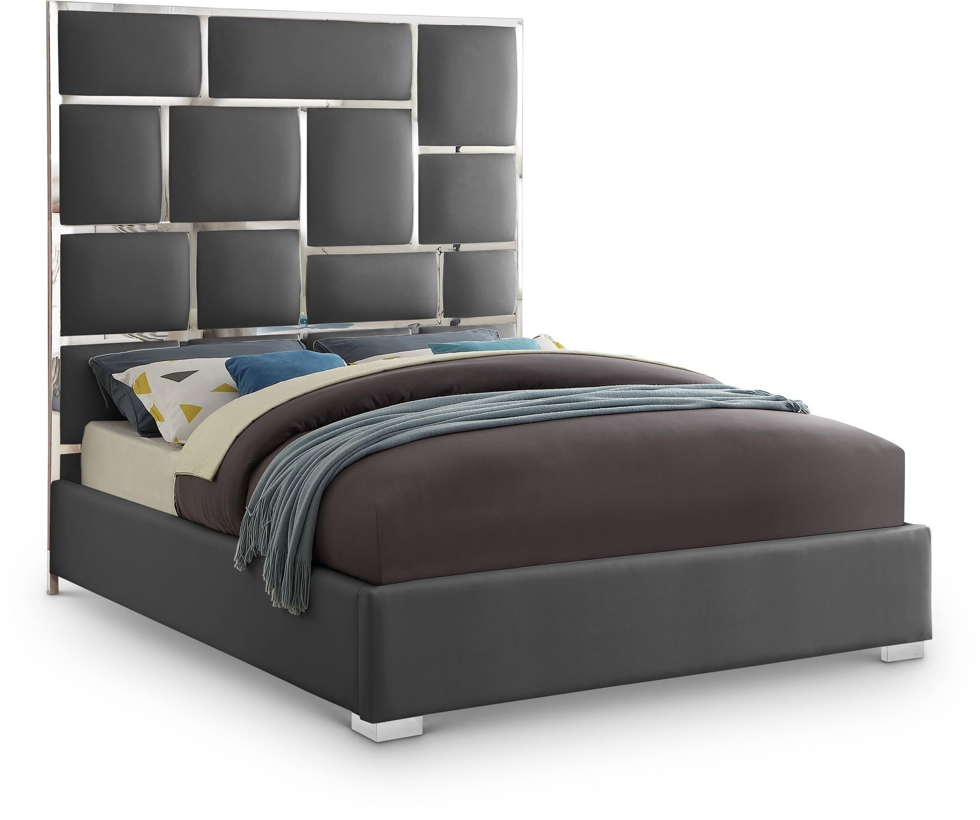 Milan Faux Leather Bed