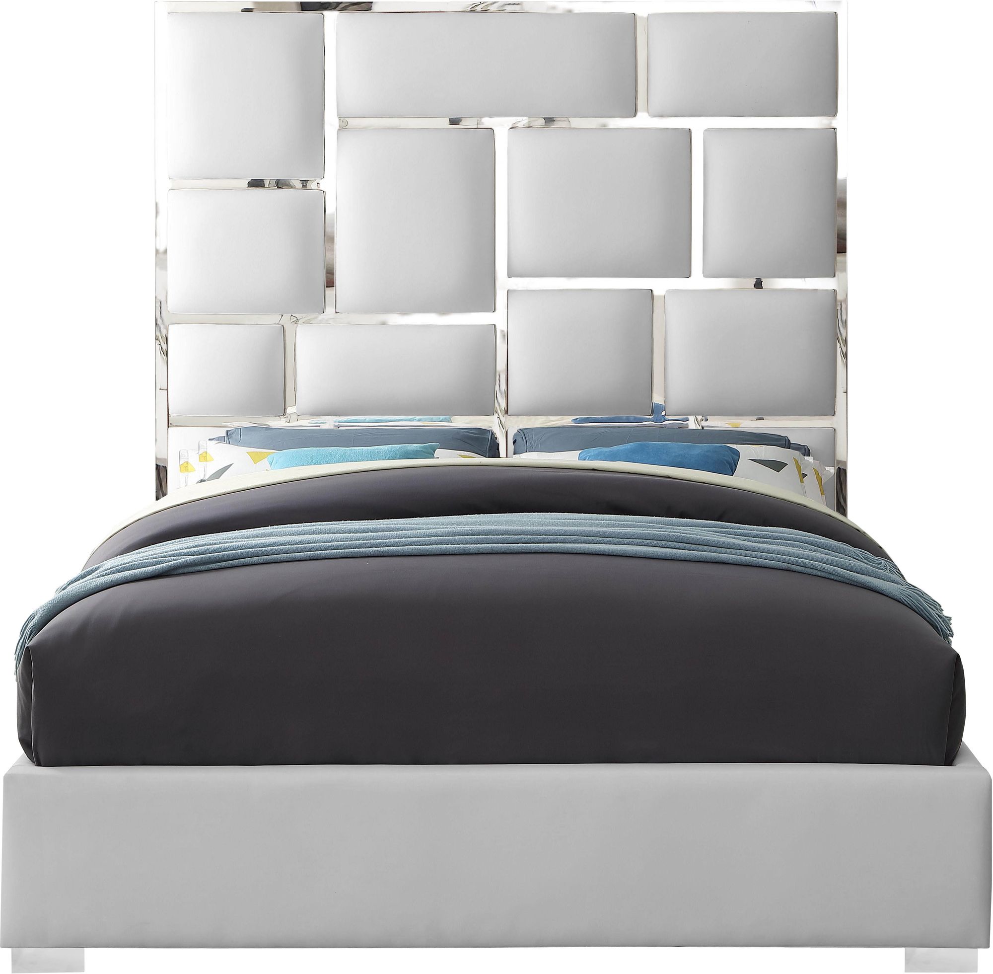 Milan Faux Leather King Size Bed