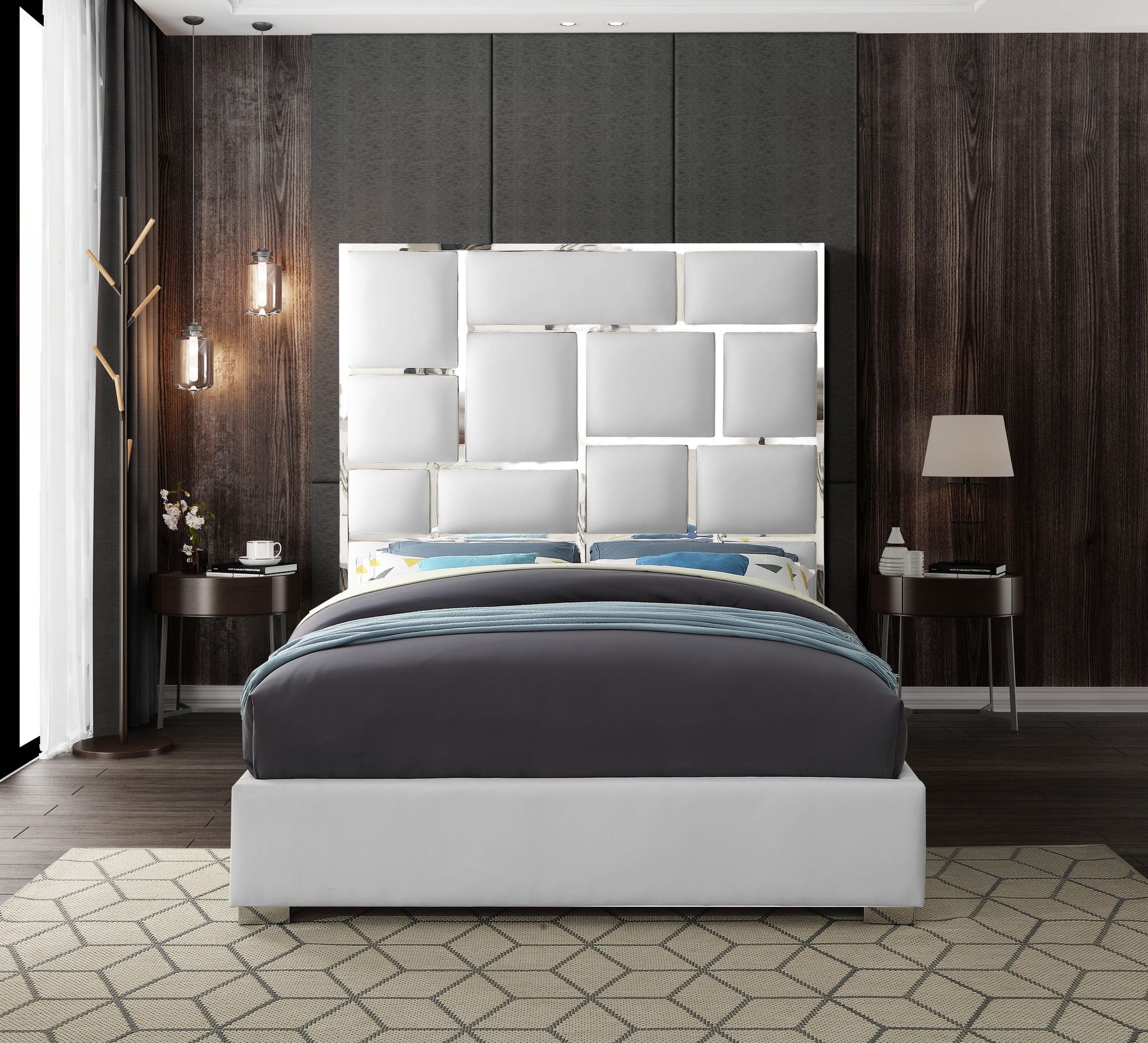 Milan Faux Leather Bed