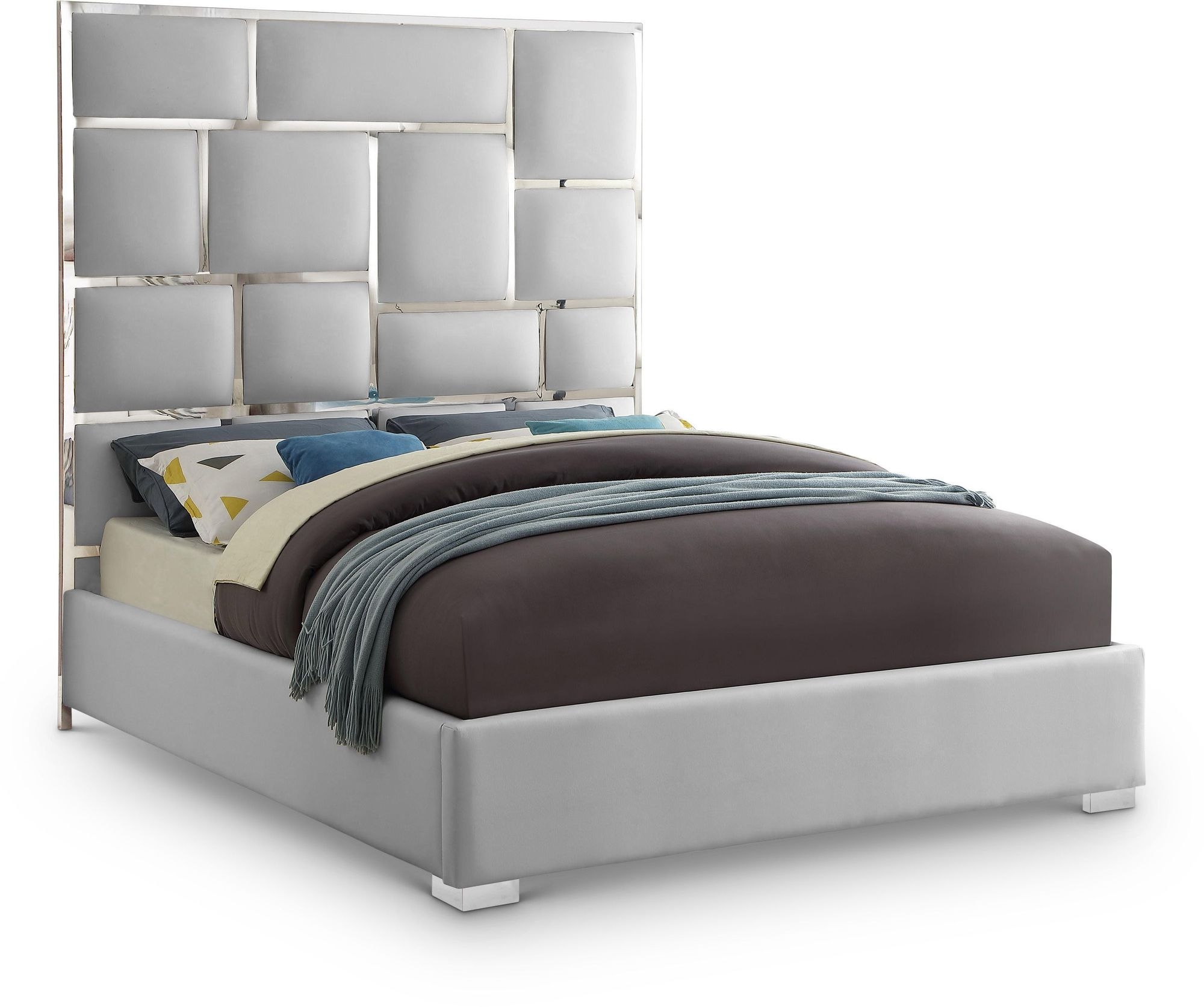 Milan Faux Leather Bed