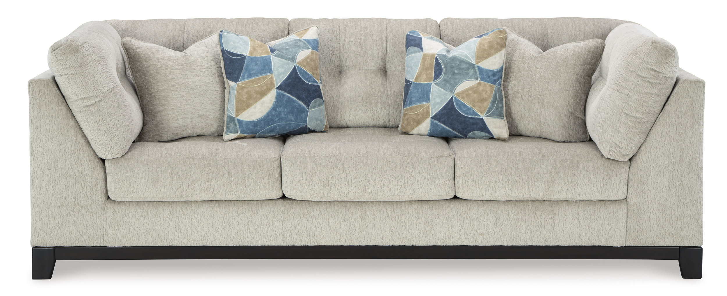 Maxon Place Fabric U-Shaped 3-Piece Sectional Sofa w/Left Chaise