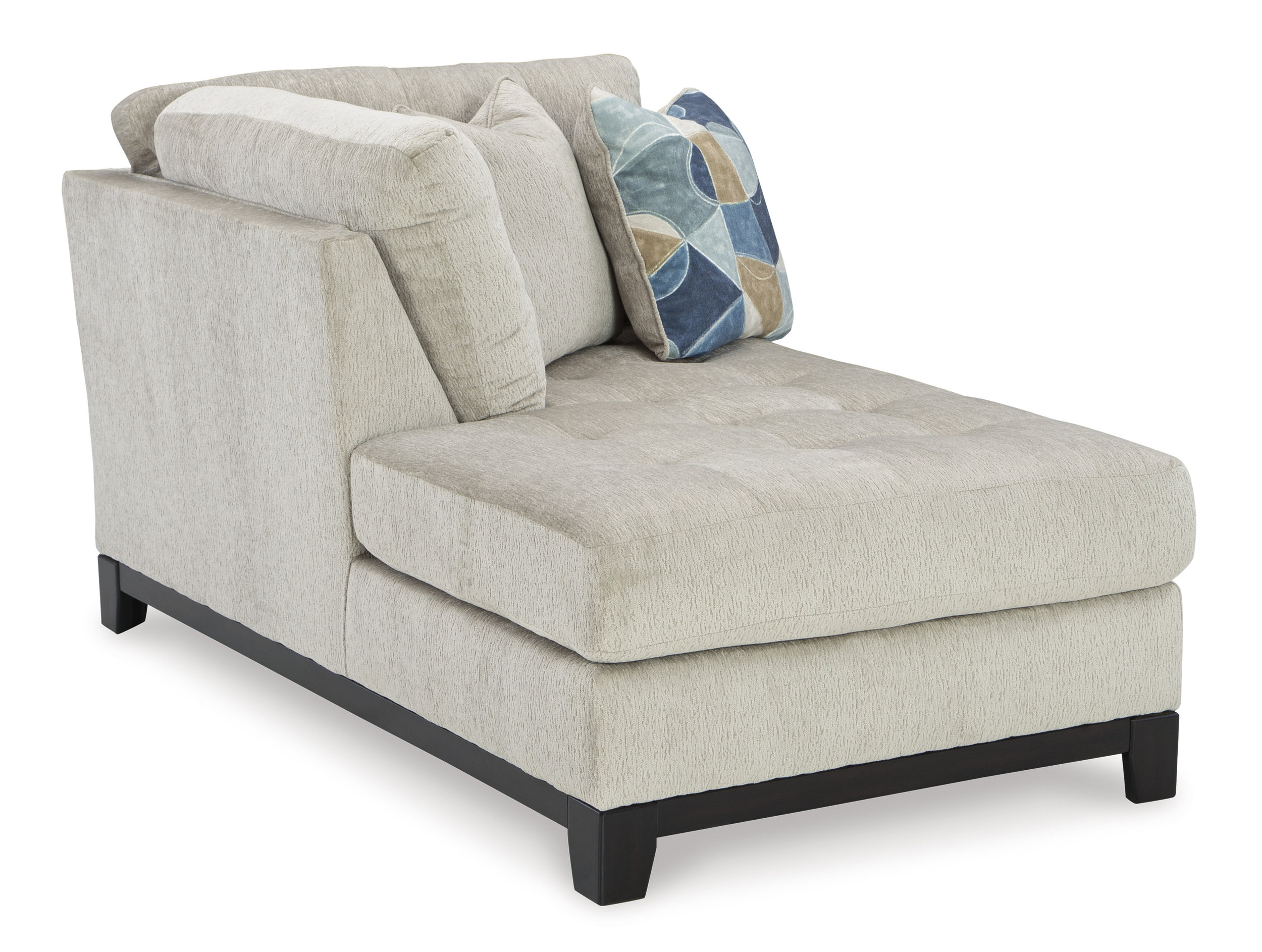 Maxon Place Fabric U-Shaped 3-Piece Sectional Sofa w/Left Chaise