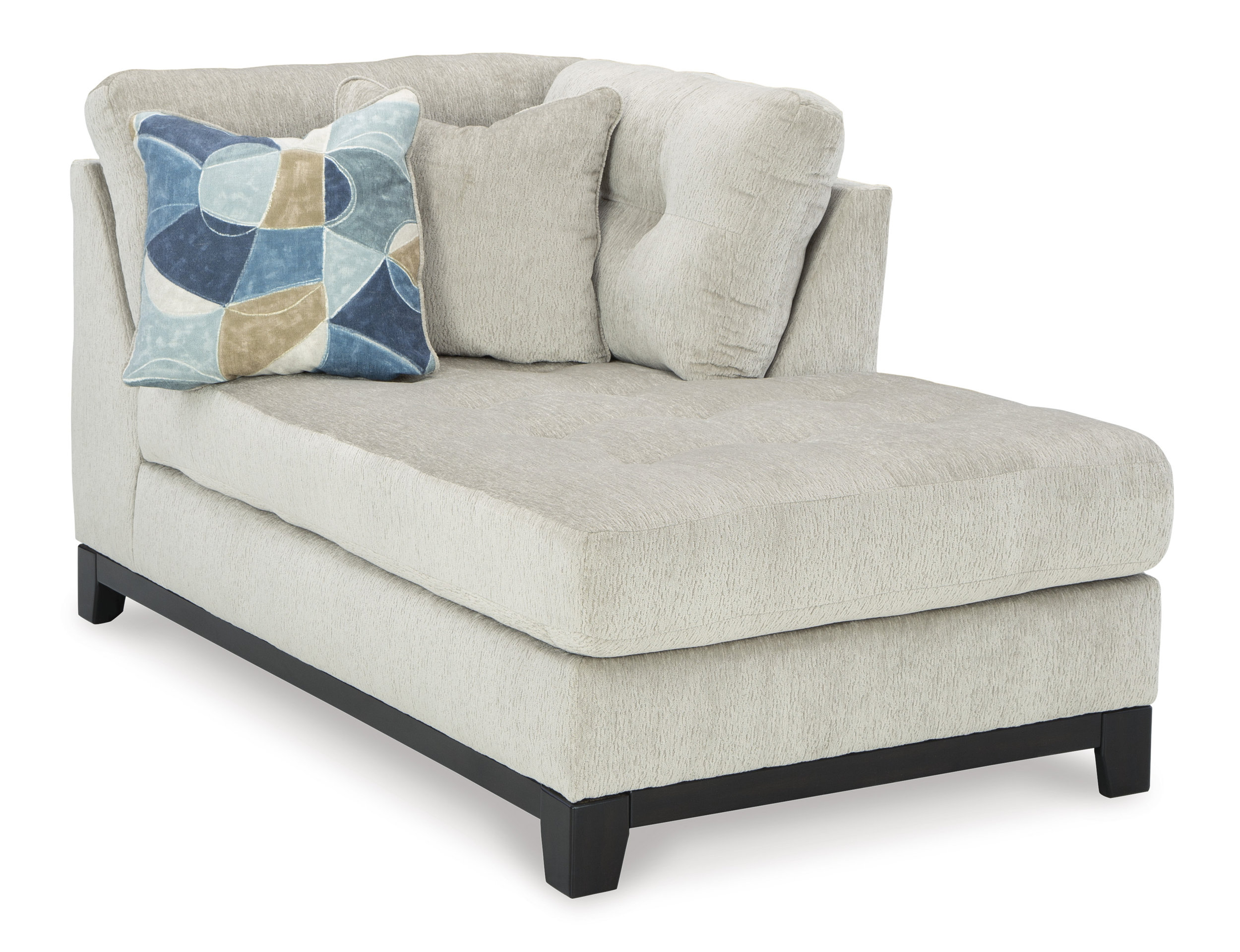 Maxon Place Fabric U-Shaped 3-Piece Sectional w/Right Chaise